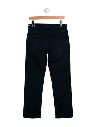 Mother Mid-Rise Straight Leg Jeans