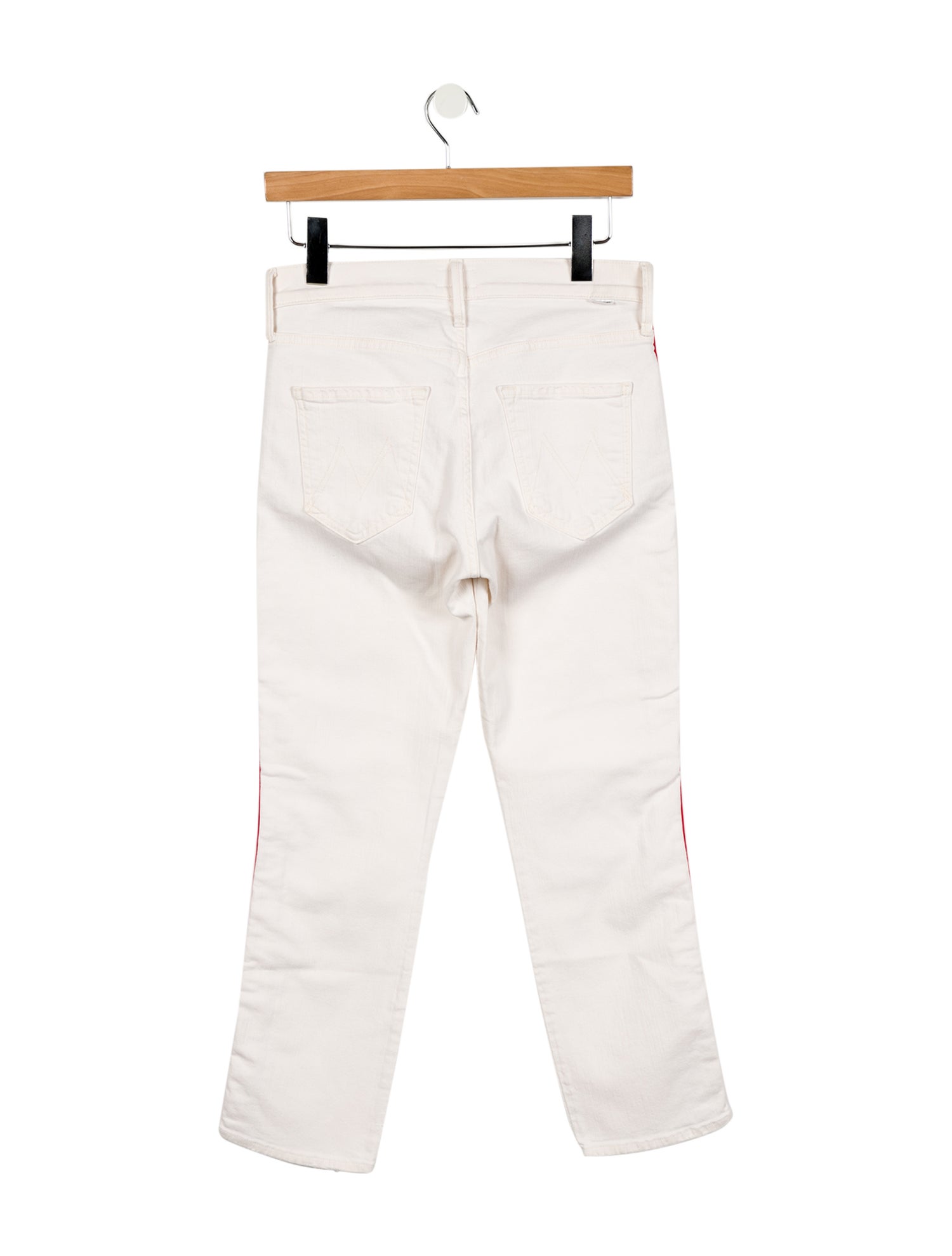 Mother Mid-Rise Straight Leg Jeans