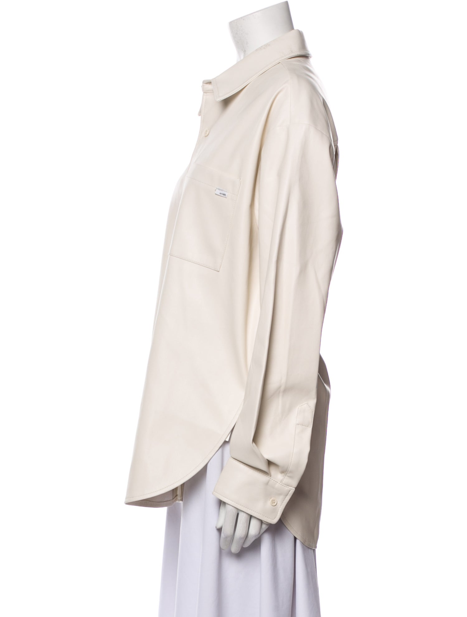 Mother Long Sleeve Button-Up Top