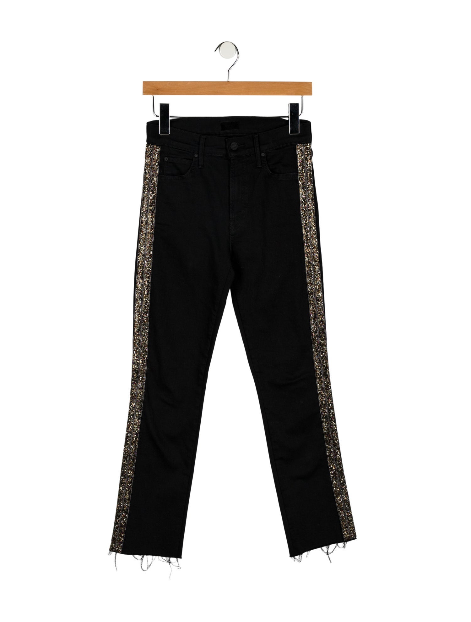 Mother Mid-Rise Straight Leg Jeans
