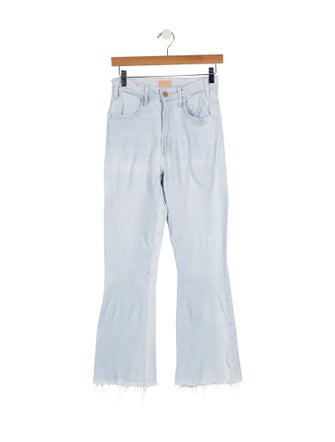 Mother Mid-Rise Wide Leg Jeans