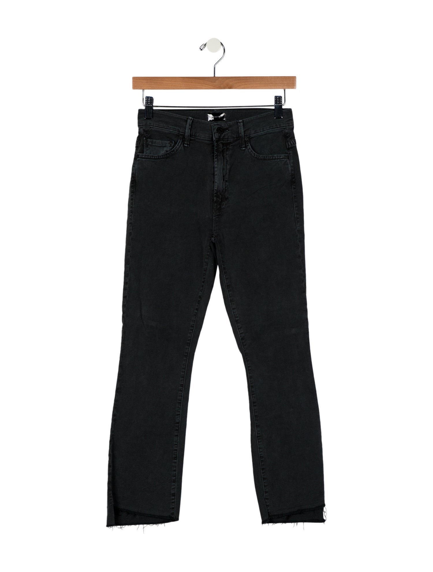 Mother Mid-Rise Straight Leg Jeans