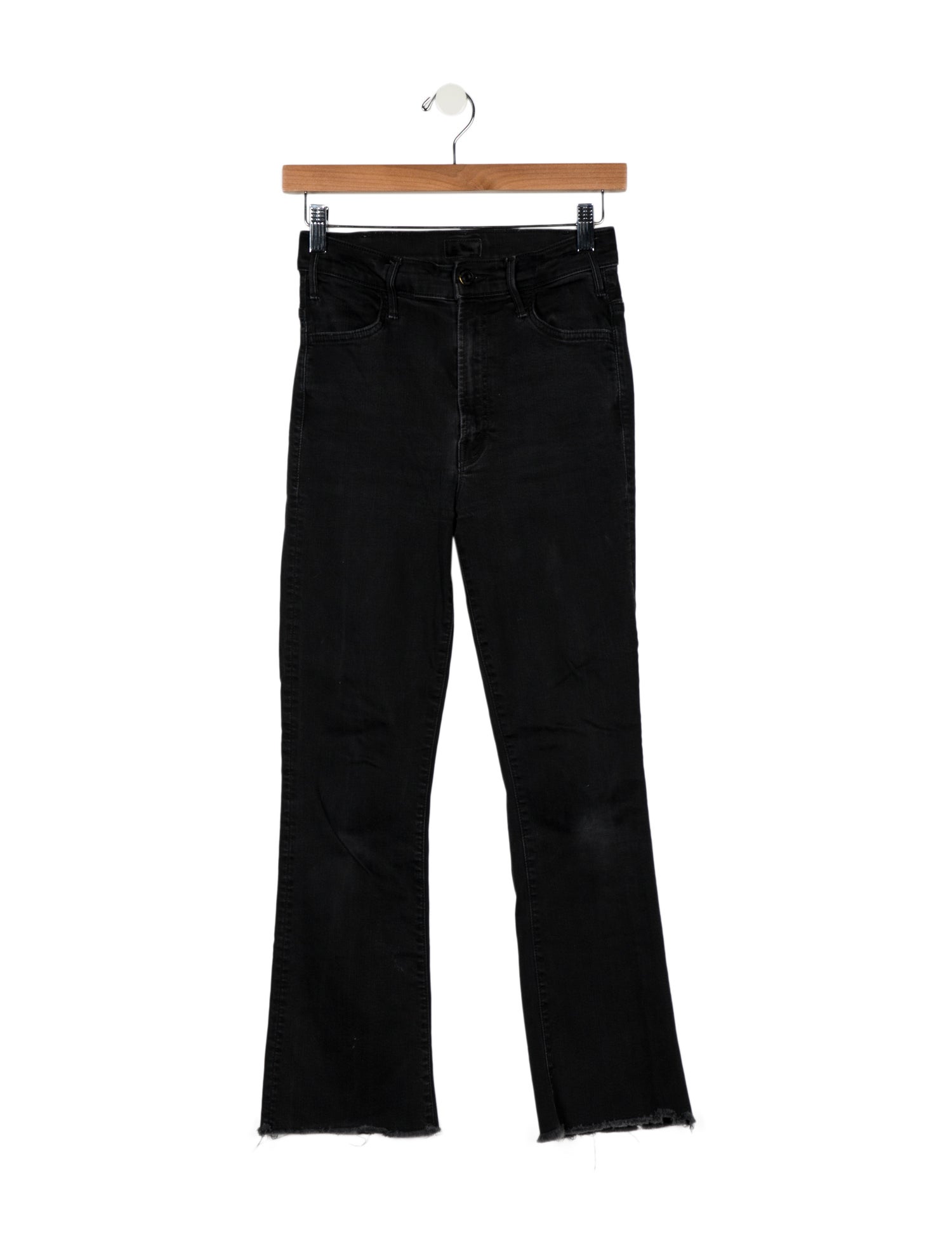 Mother Mid-Rise Straight Leg Jeans