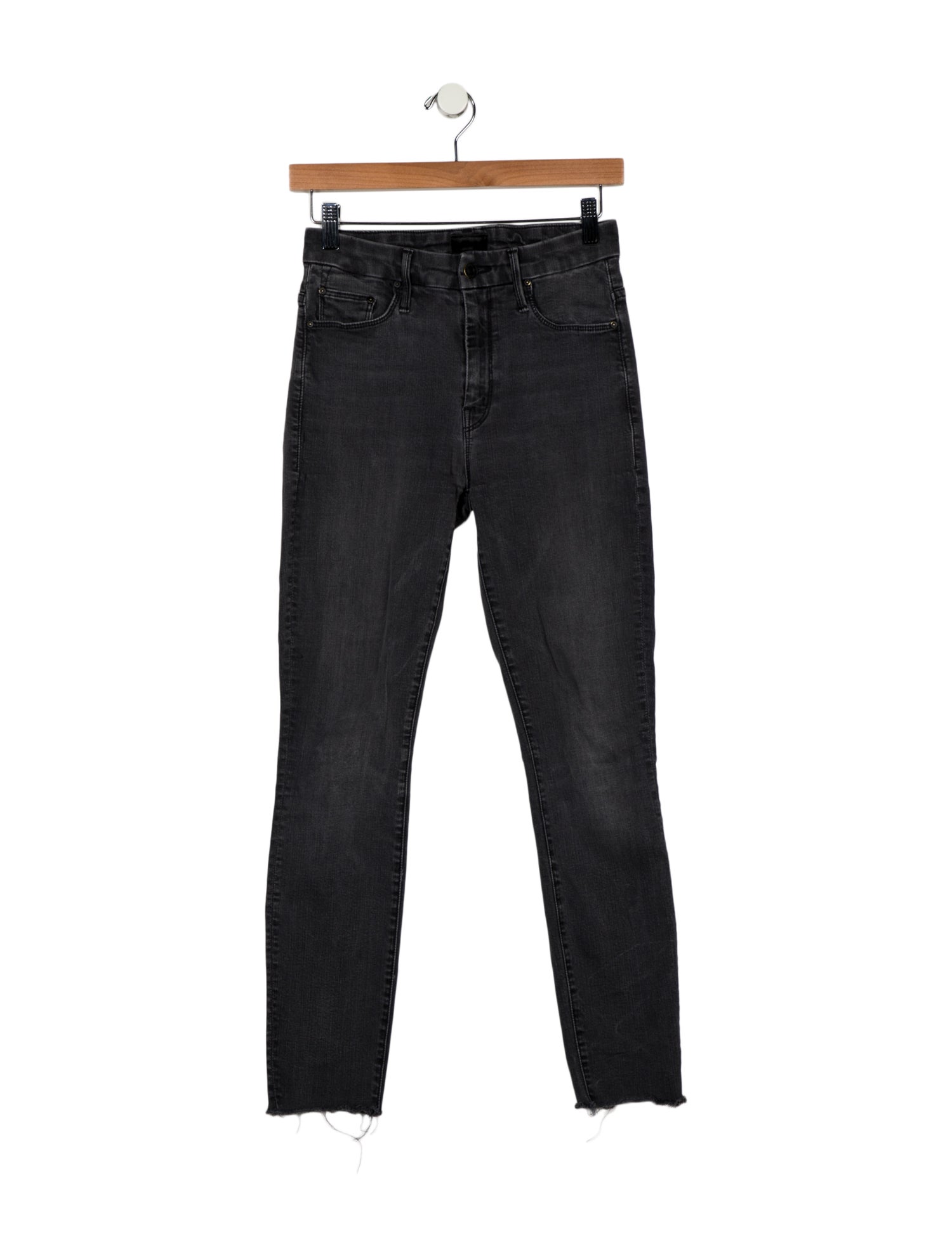 Mother Mid-Rise Skinny Leg Jeans