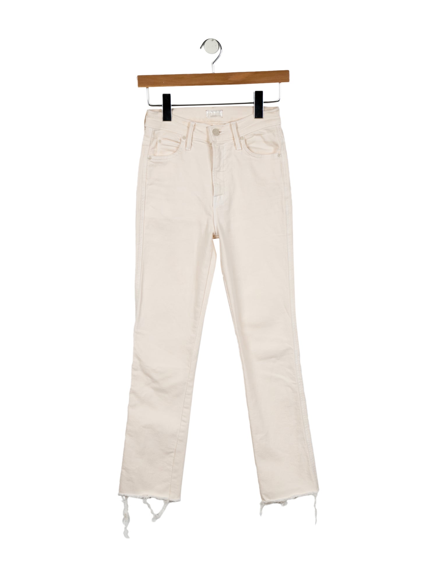 Mother Mid-Rise Straight Leg Jeans