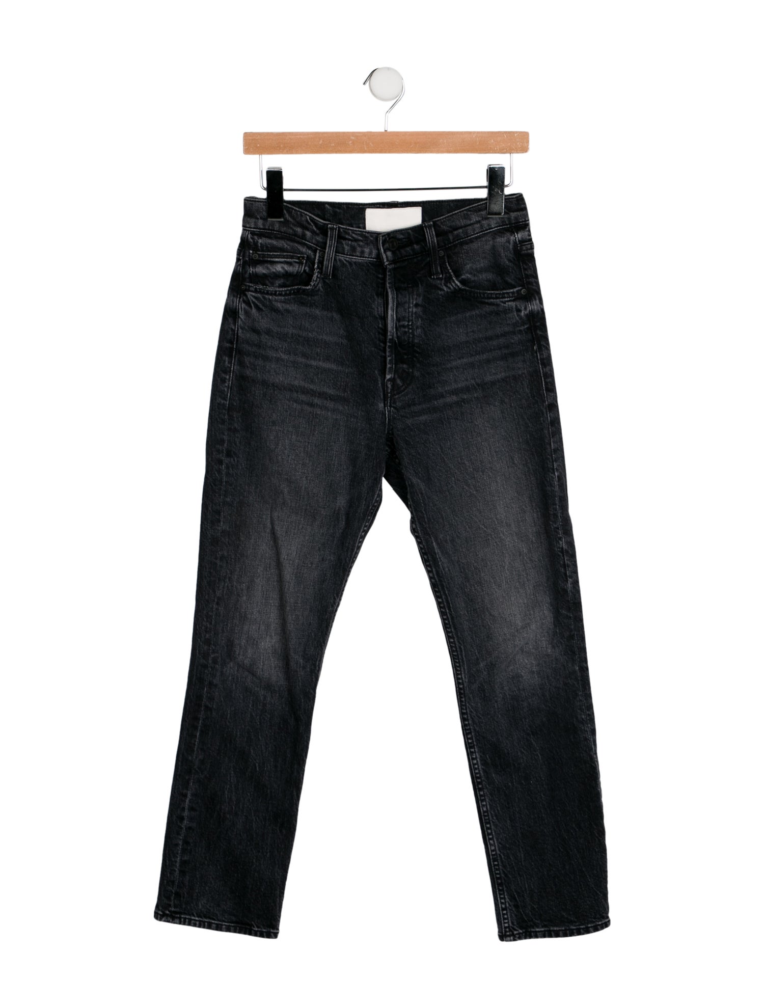 Mother High-Rise Straight Leg Jeans