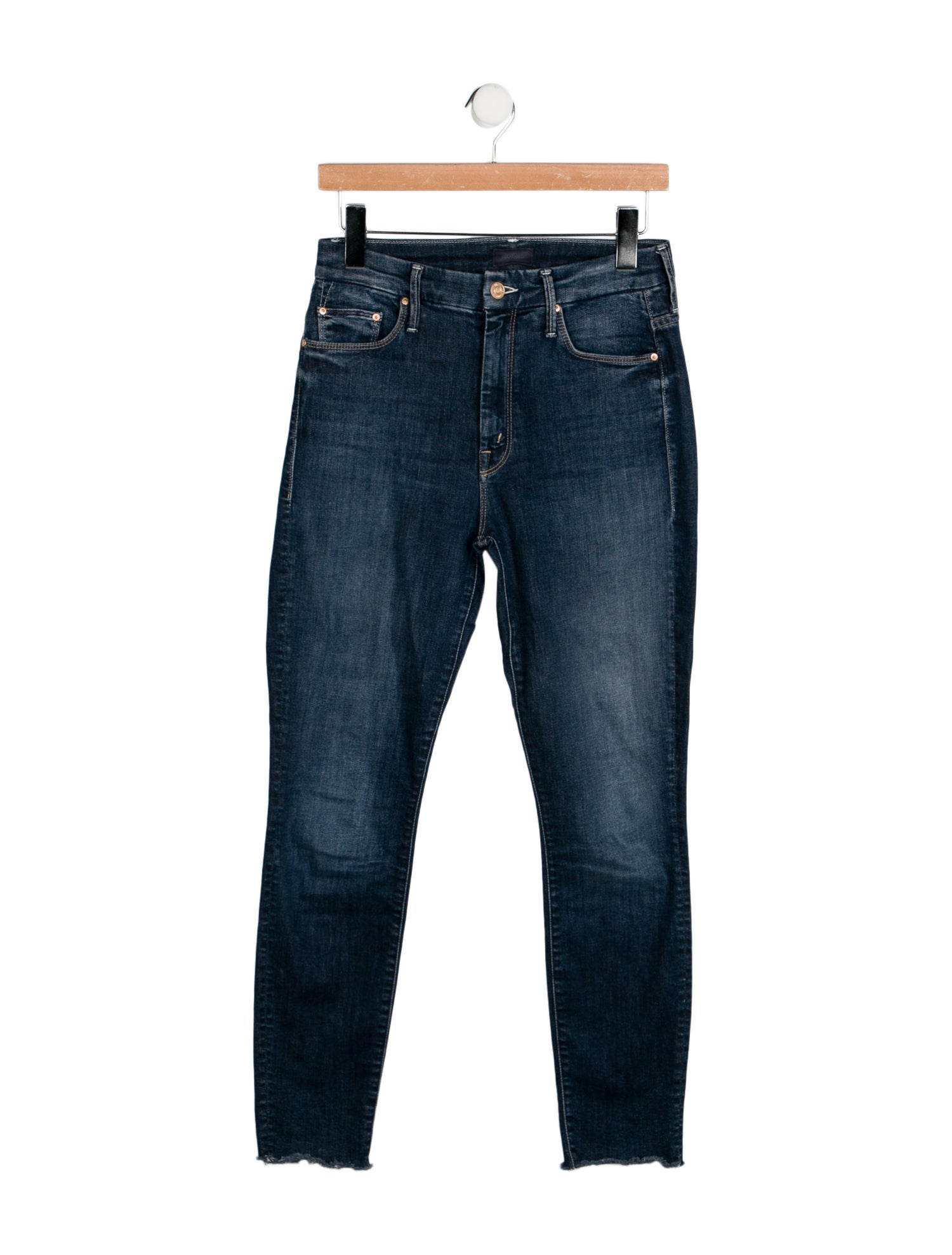 Mother Mid-Rise Skinny Leg Jeans