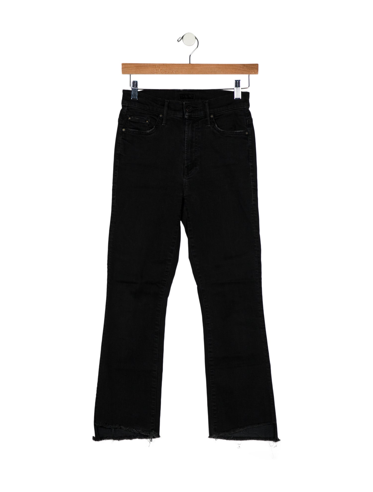 Mother Mid-Rise Straight Leg Jeans