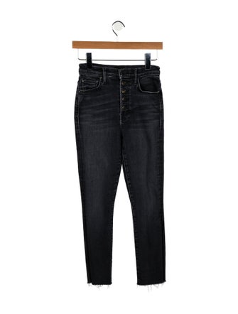 Mother Mid-Rise Skinny Leg Jeans