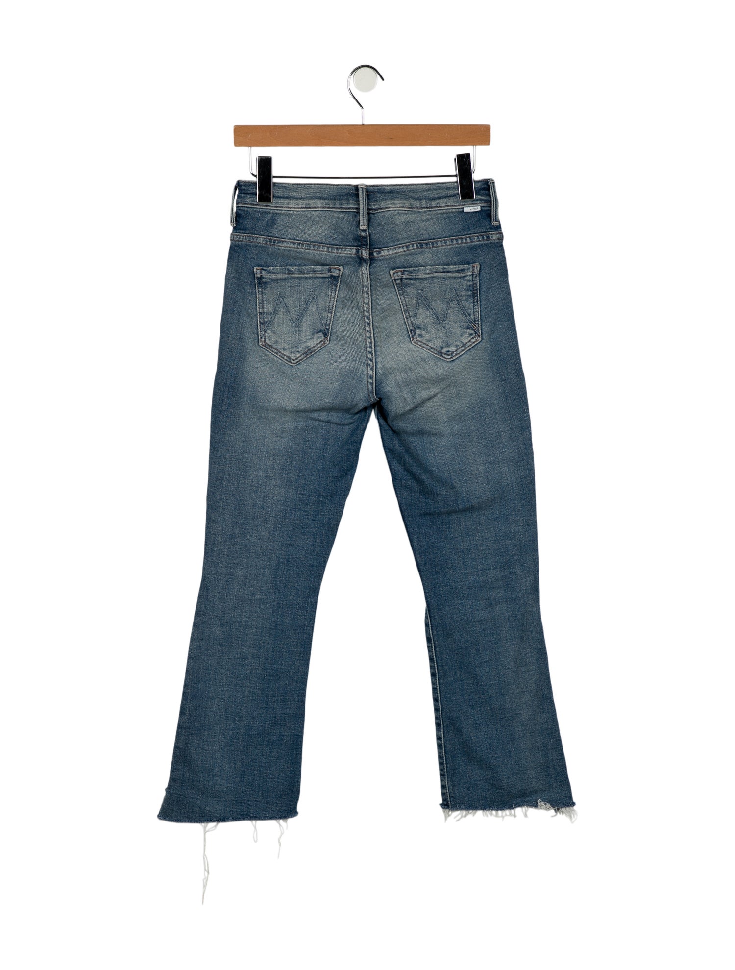 Mother Mid-Rise Straight Leg Jeans