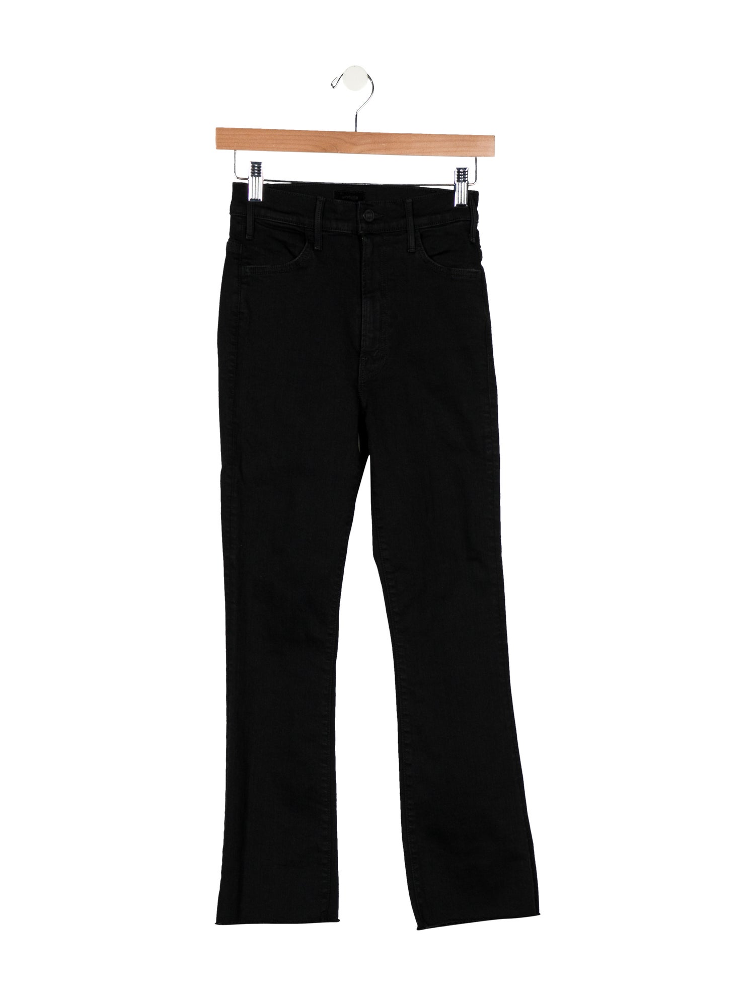 Mother Mid-Rise Straight Leg Jeans