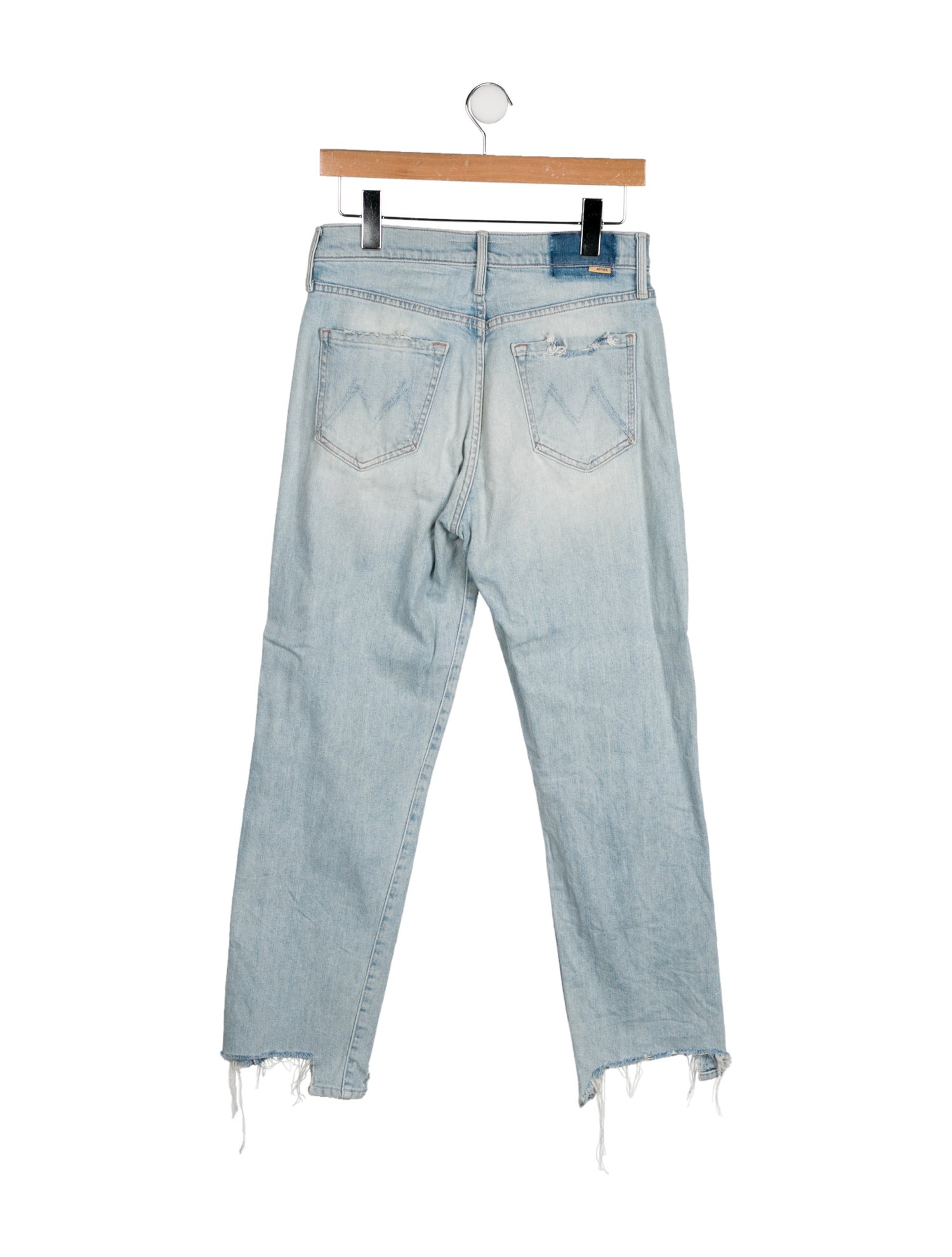 Mother High-Rise Straight Leg Jeans