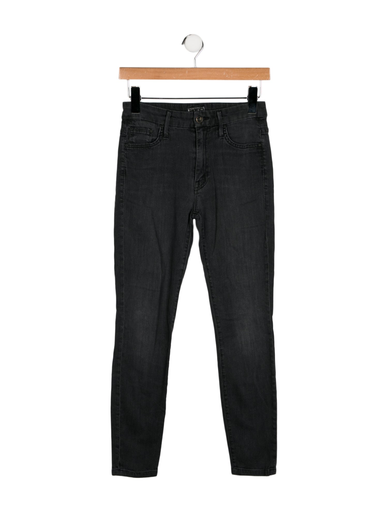 Mother Mid-Rise Skinny Leg Jeans