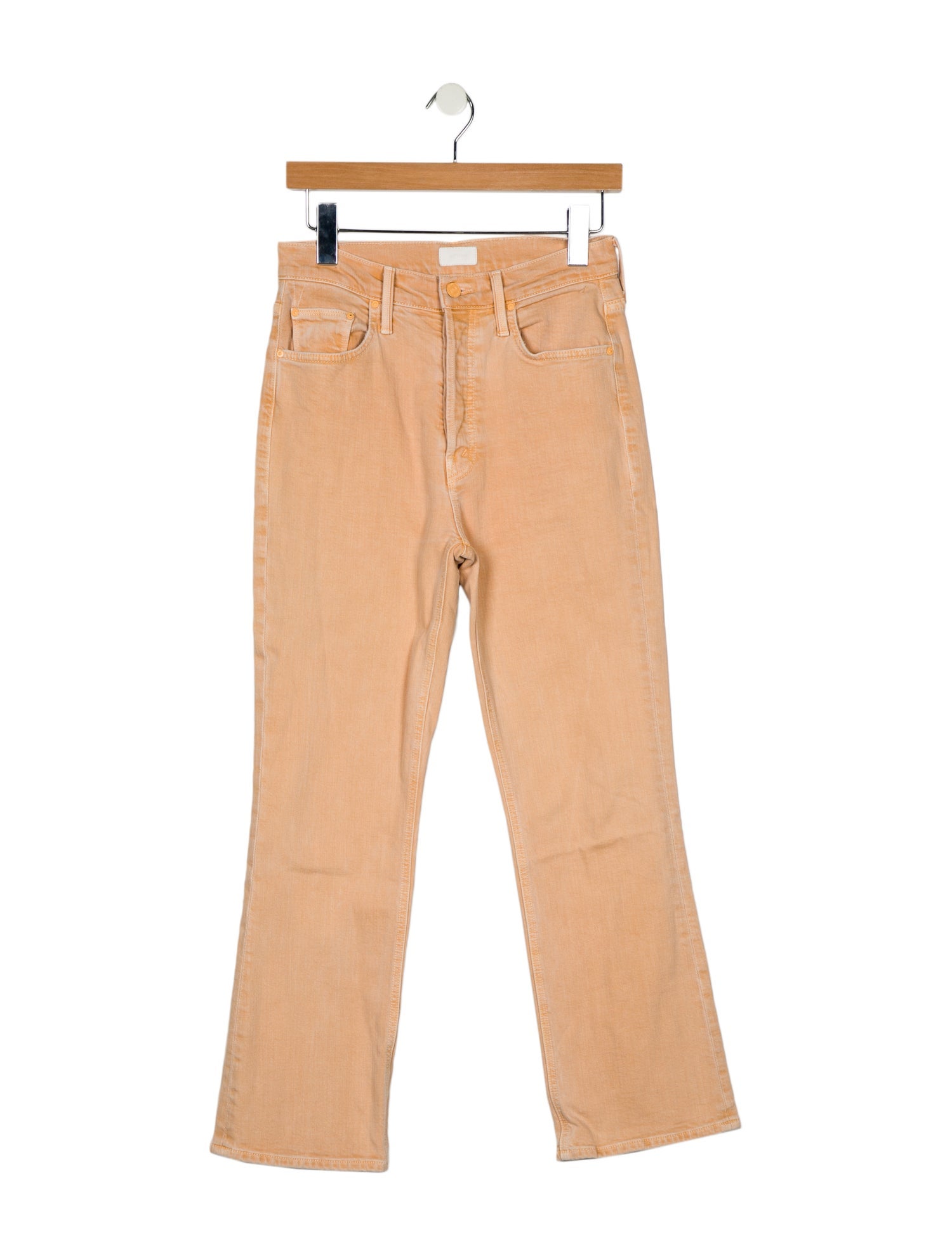 Mother Mid-Rise Straight Leg Jeans