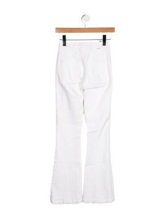 Mother Mid-Rise Wide Leg Jeans