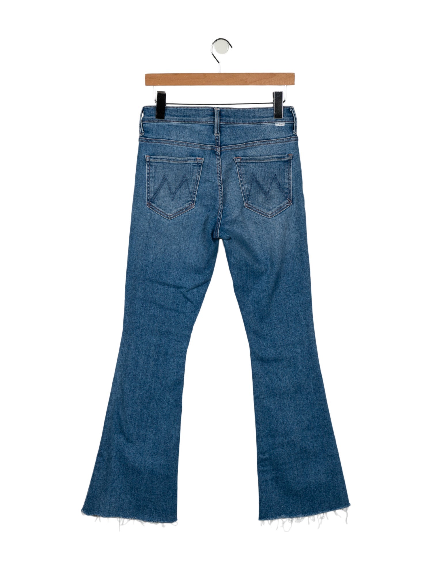 Mother Mid-Rise Wide Leg Jeans
