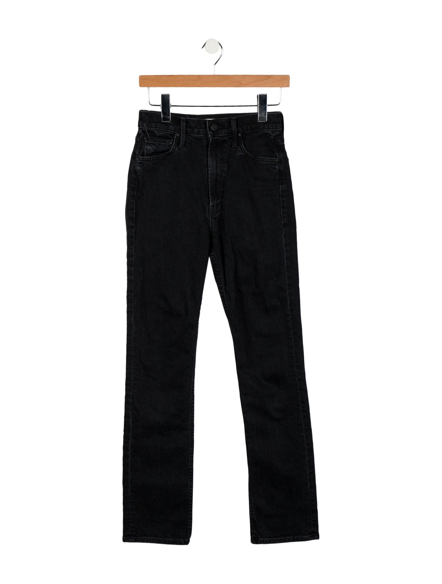 Mother High-Rise Straight Leg Jeans