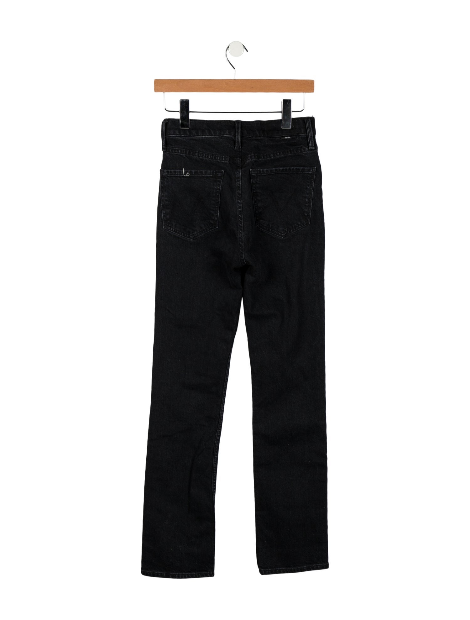 Mother High-Rise Straight Leg Jeans