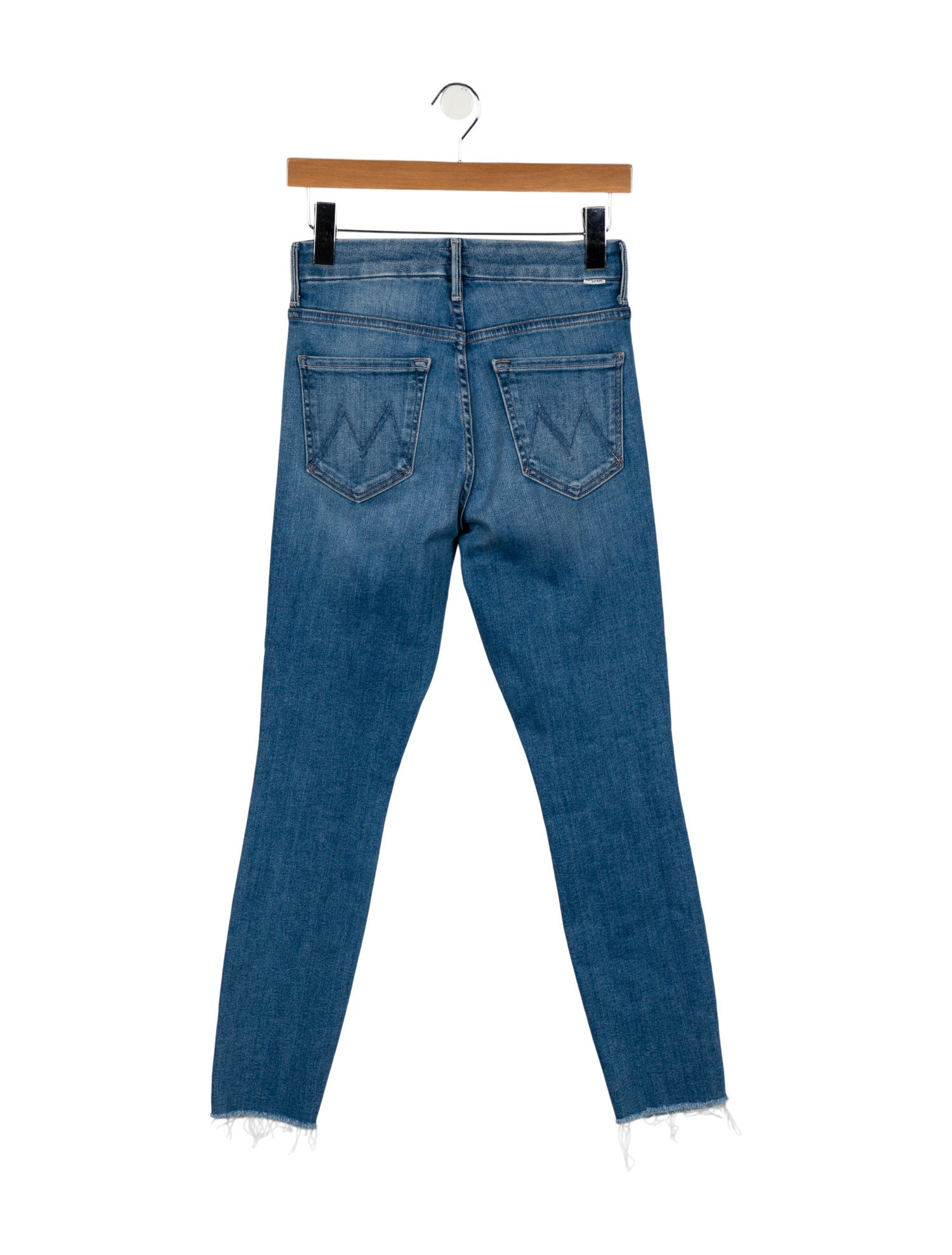 Mother Mid-Rise Skinny Leg Jeans