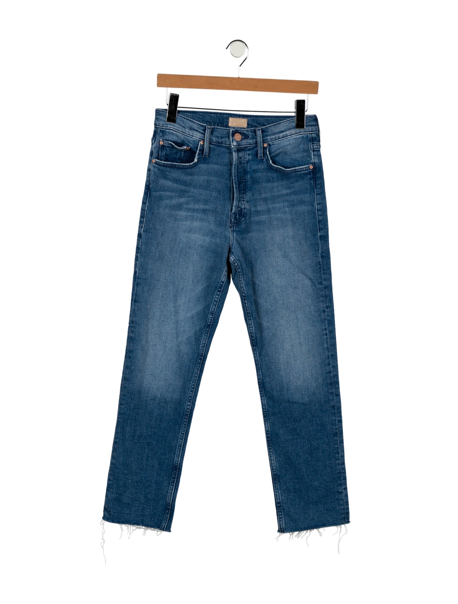 Mother High-Rise Straight Leg Jeans