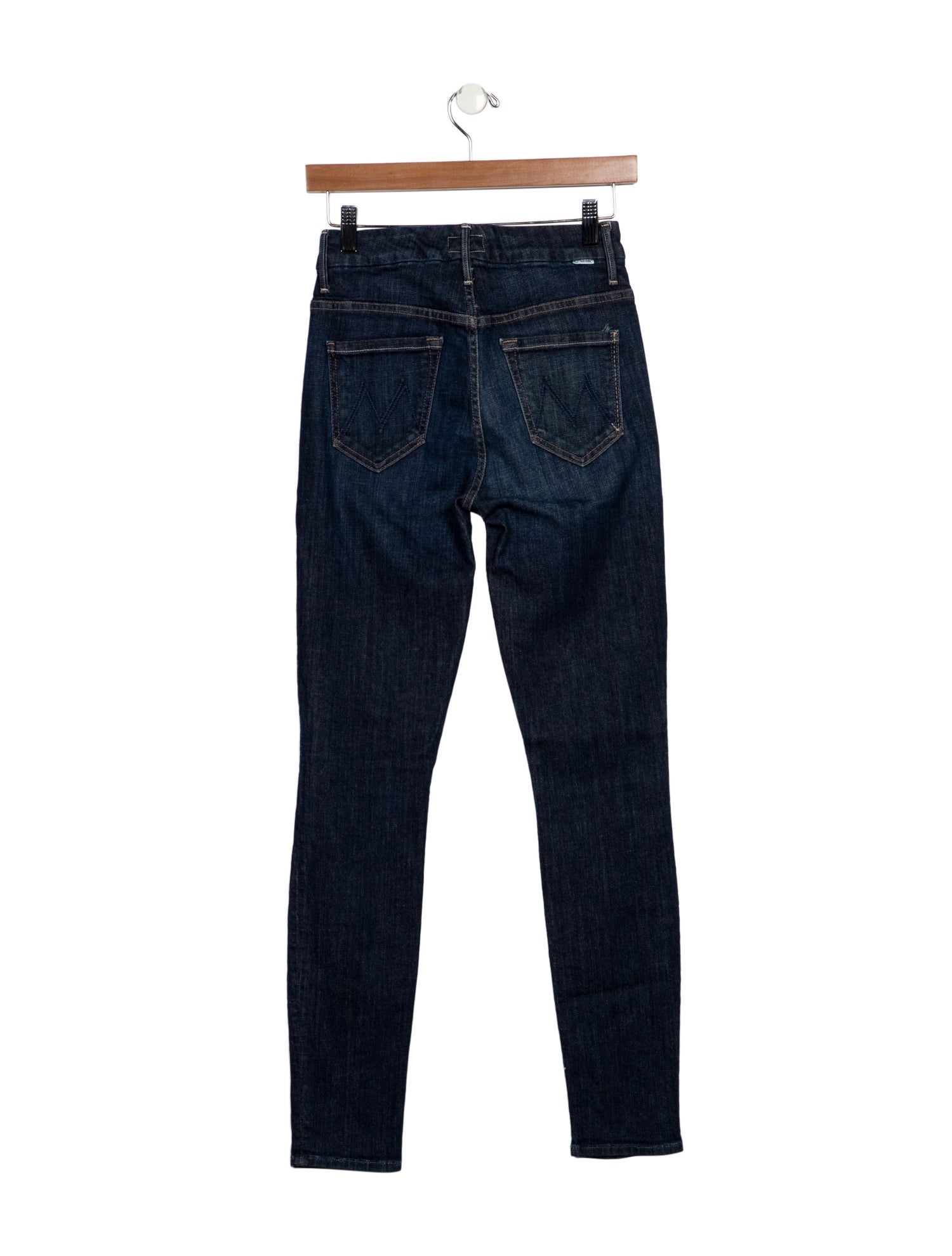 Mother Mid-Rise Skinny Leg Jeans