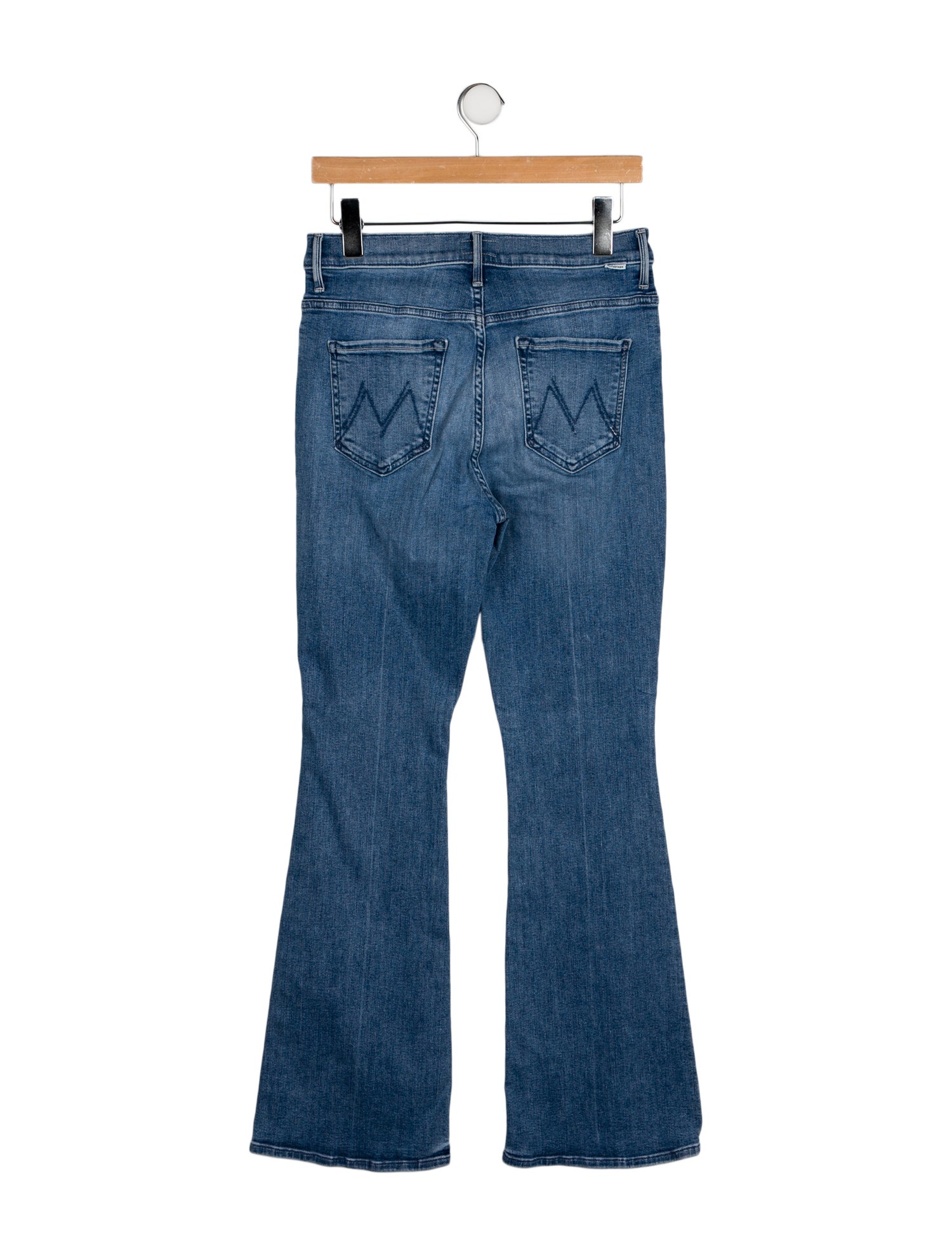 Mother Mid-Rise Wide Leg Jeans