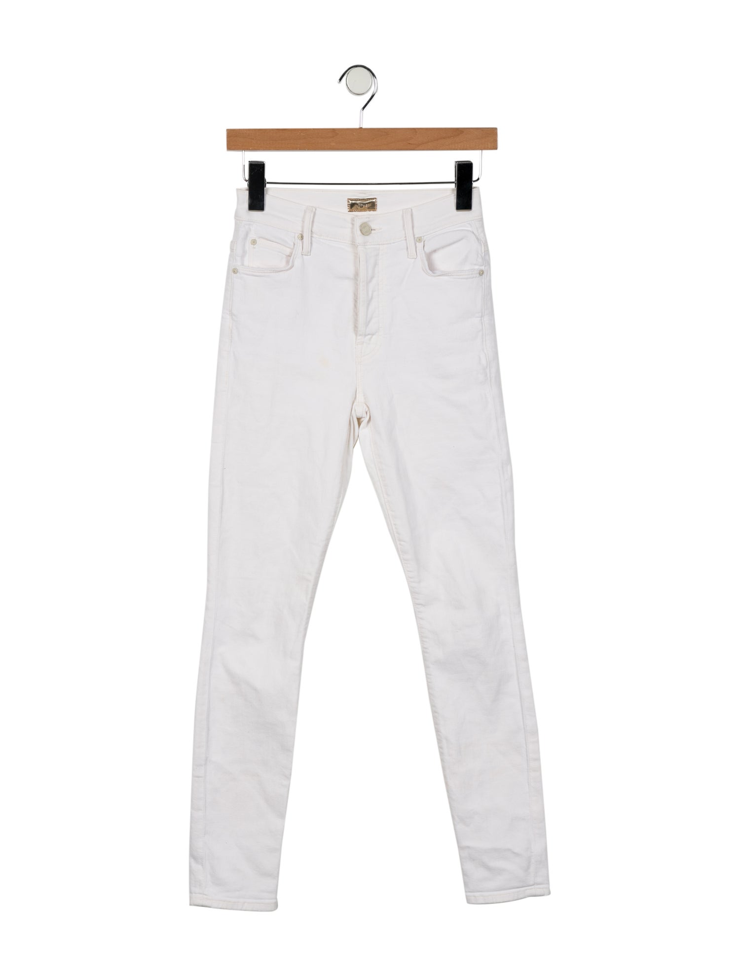 Mother Mid-Rise Skinny Leg Jeans