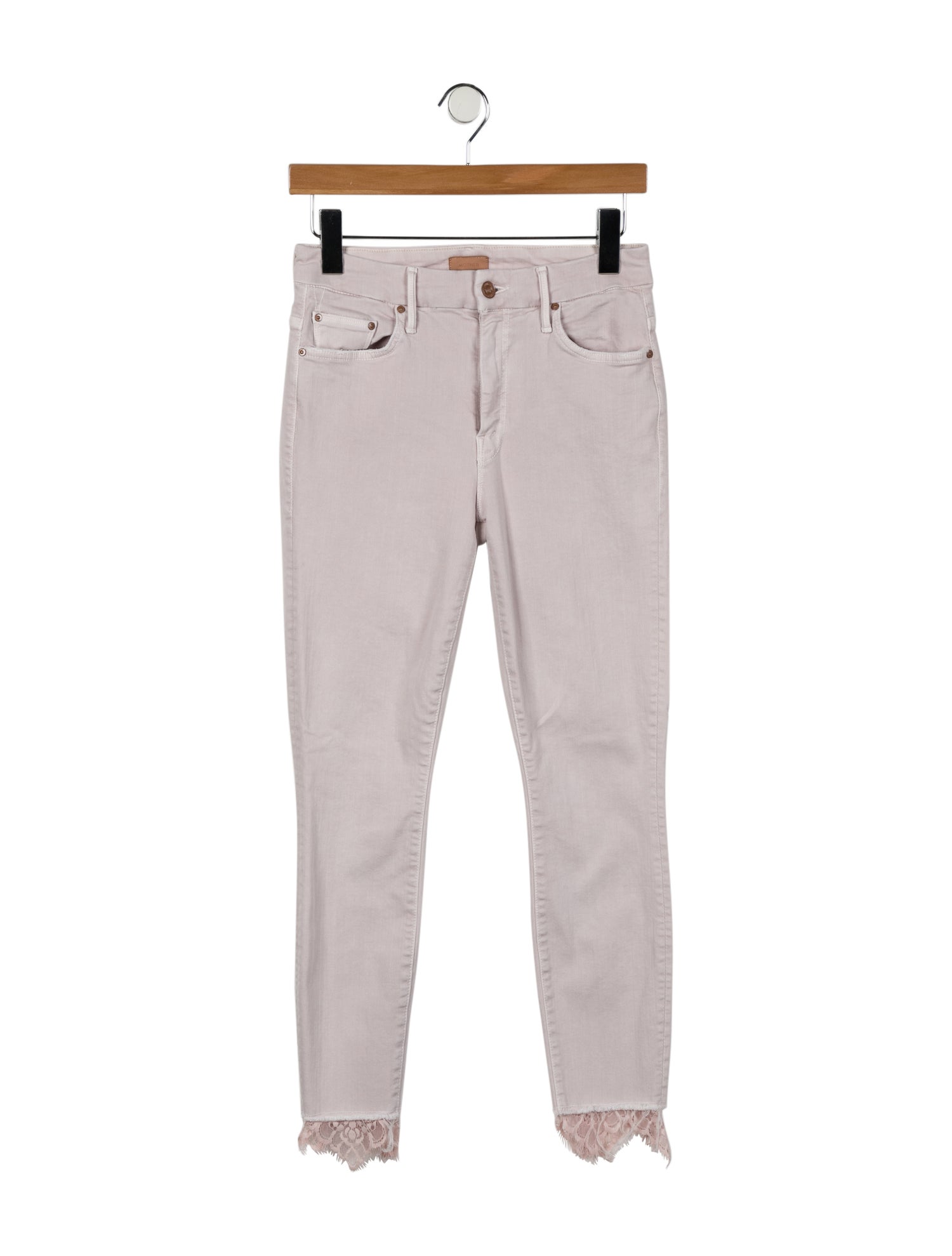Mother Mid-Rise Skinny Leg Jeans