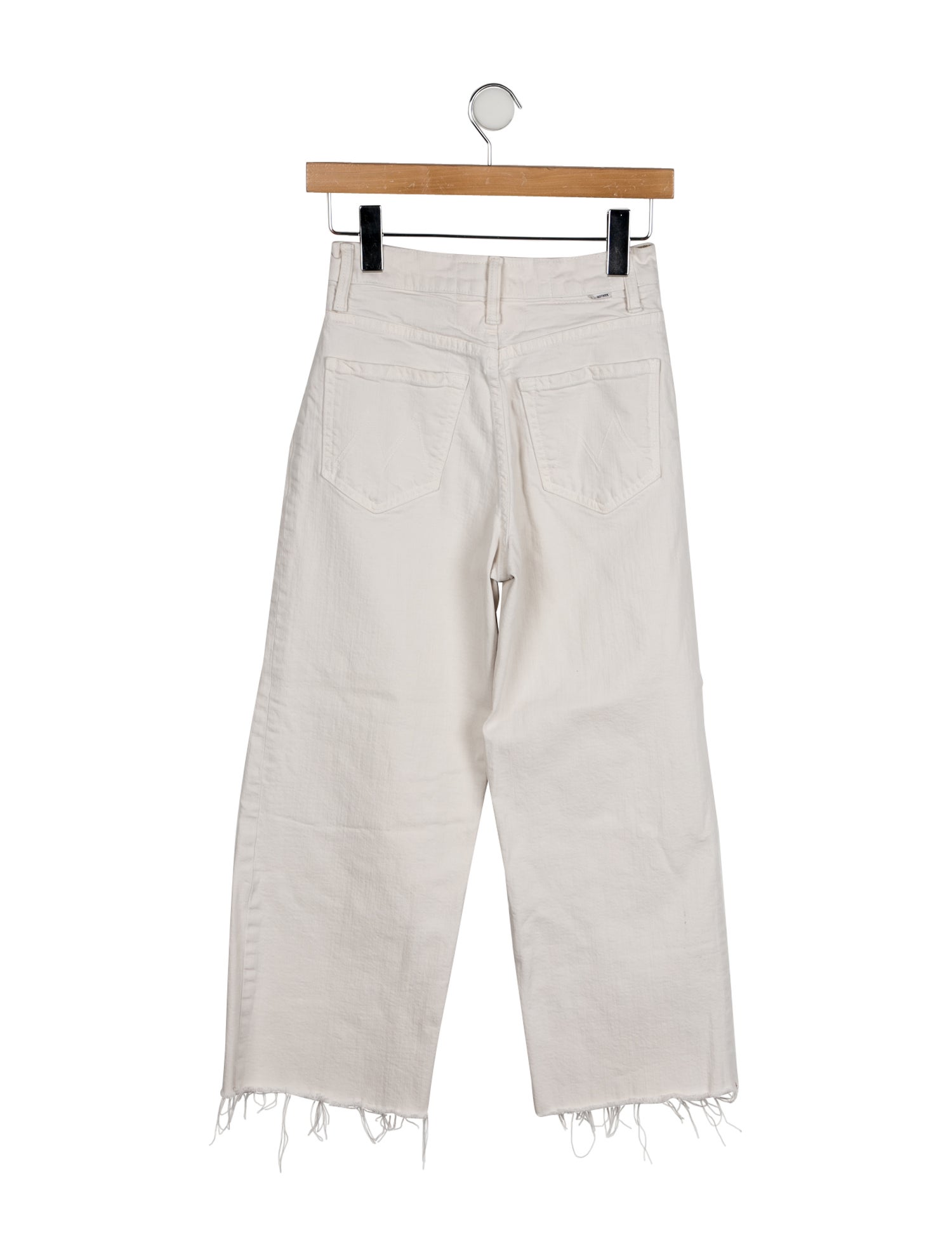 Mother Mid-Rise Wide Leg Jeans