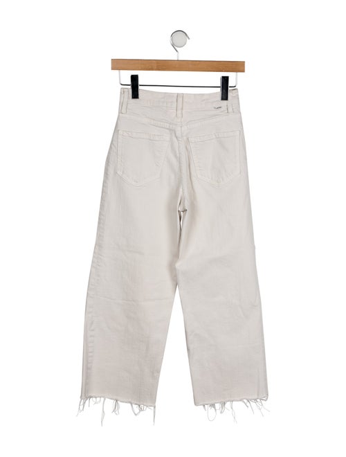 Mother Mid-Rise Wide Leg Jeans