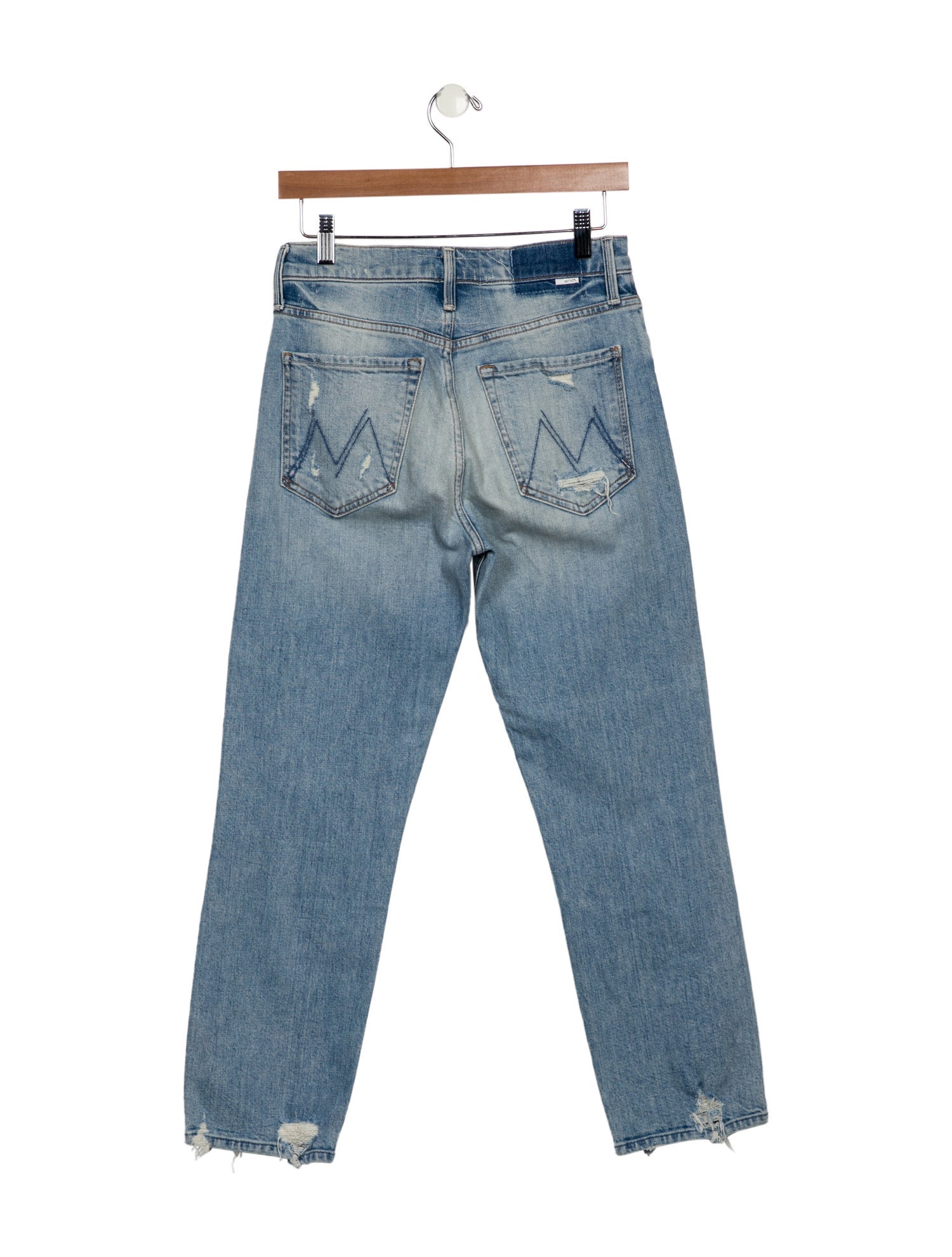 Mother High-Rise Straight Leg Jeans