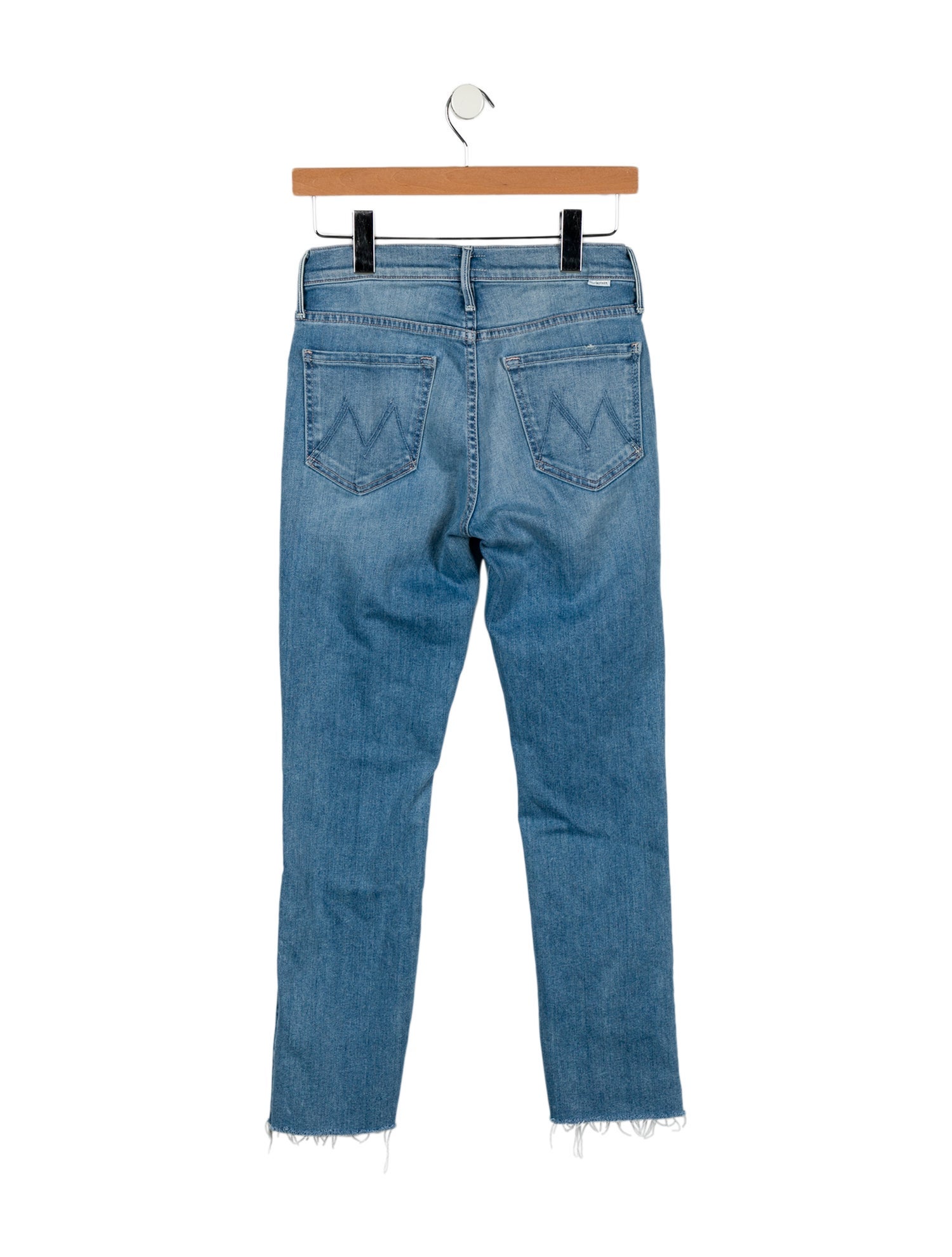Mother Mid-Rise Straight Leg Jeans