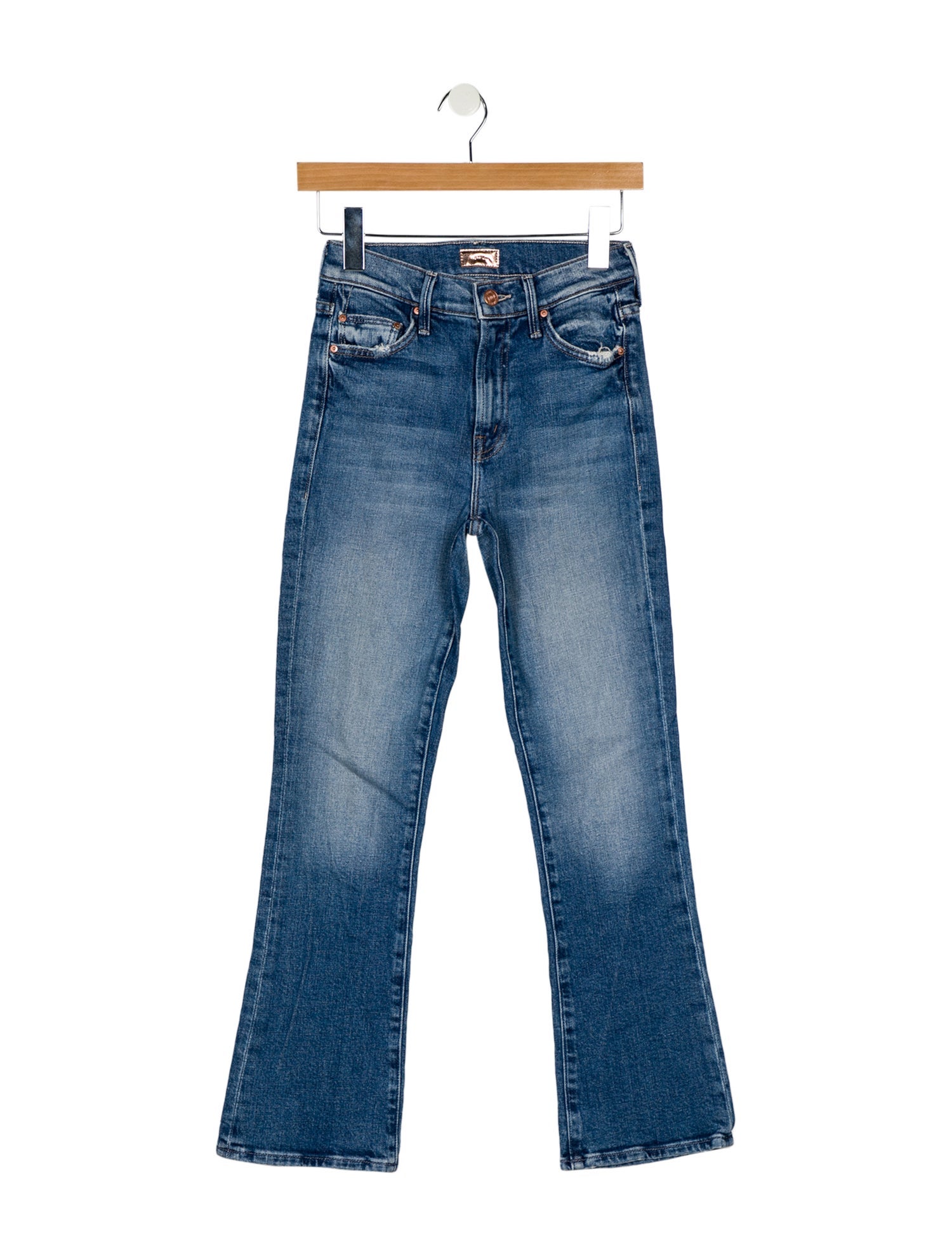 Mother High-Rise Straight Leg Jeans