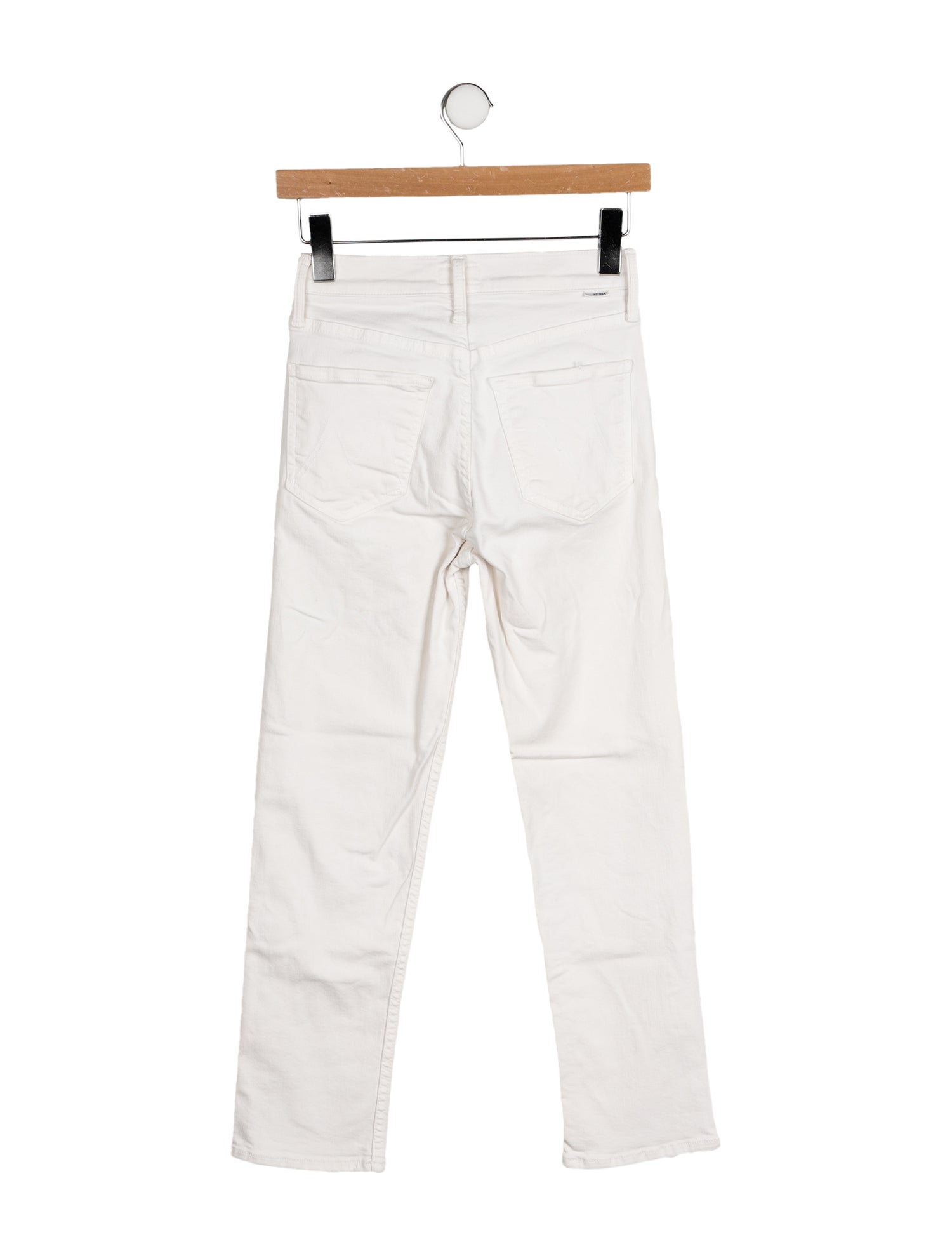 Mother Mid-Rise Straight Leg Jeans