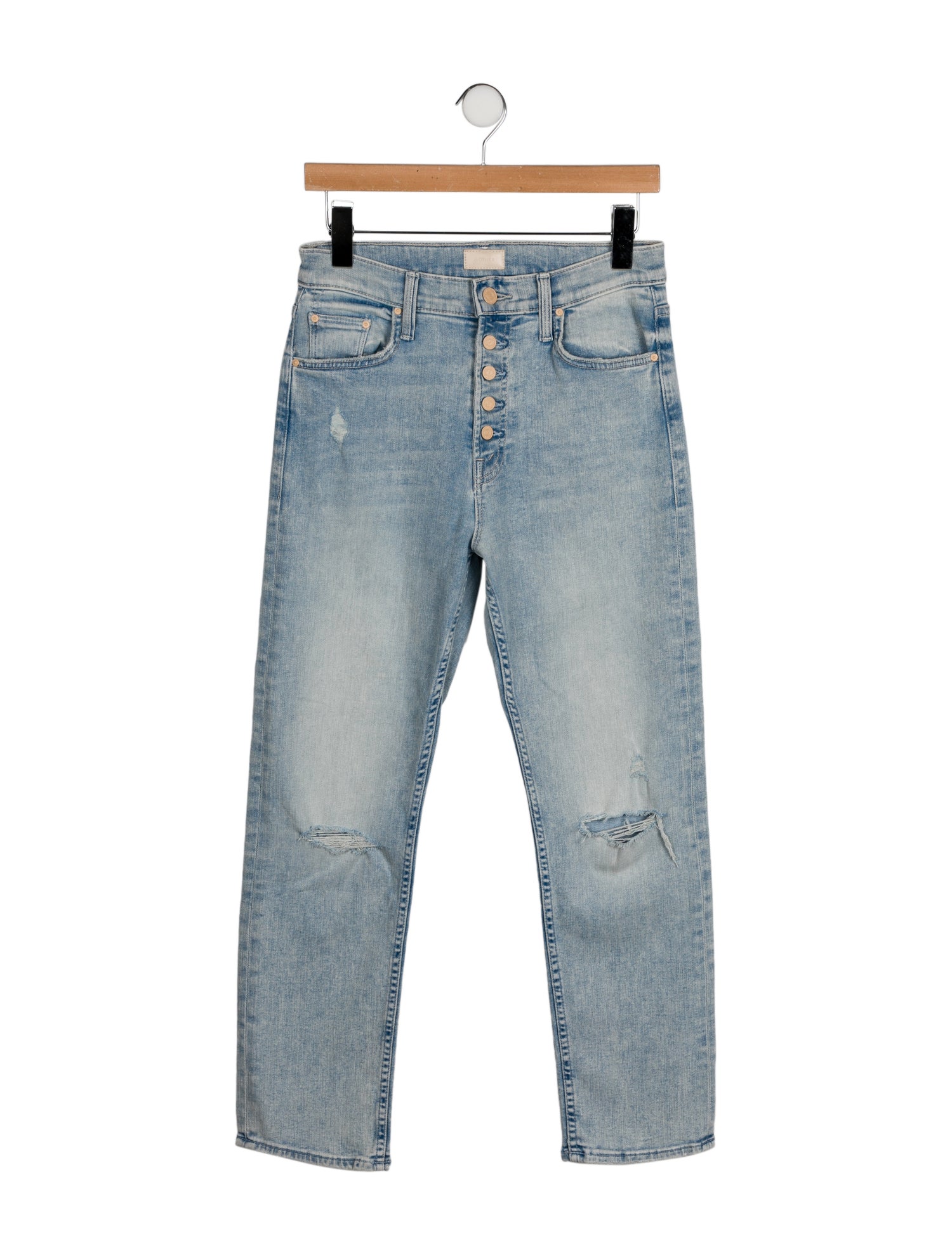 Mother High-Rise Straight Leg Jeans