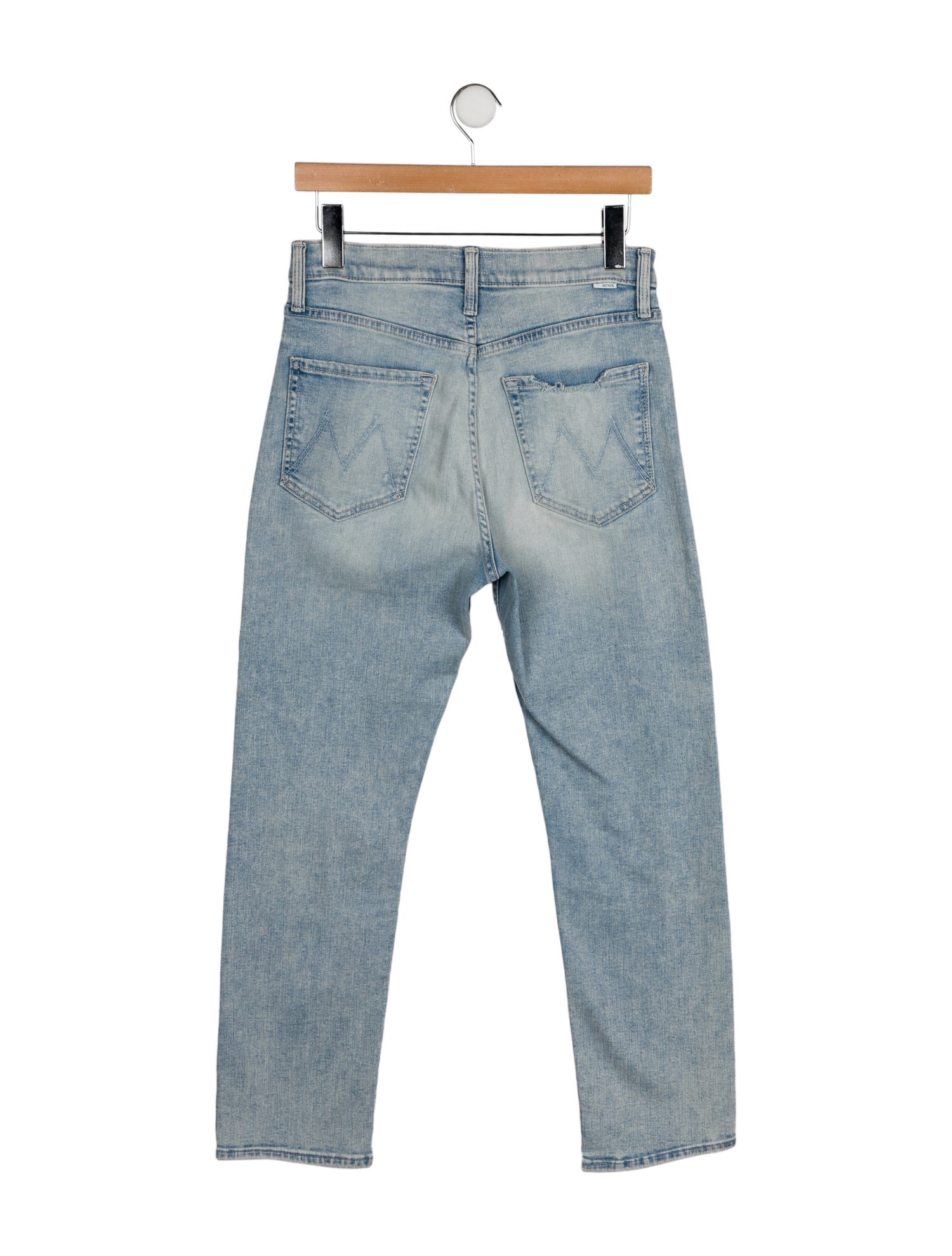Mother High-Rise Straight Leg Jeans