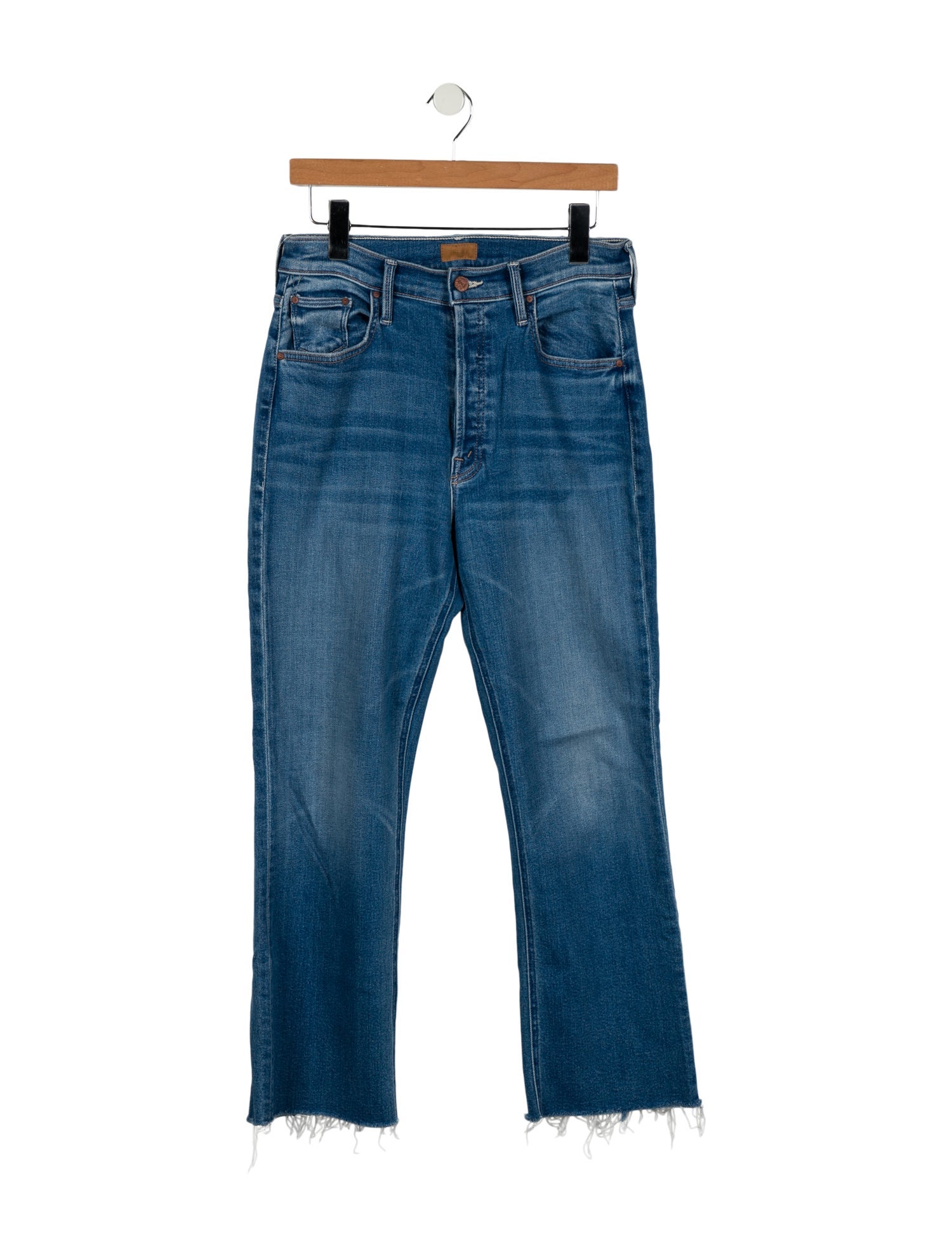 Mother High-Rise Straight Leg Jeans