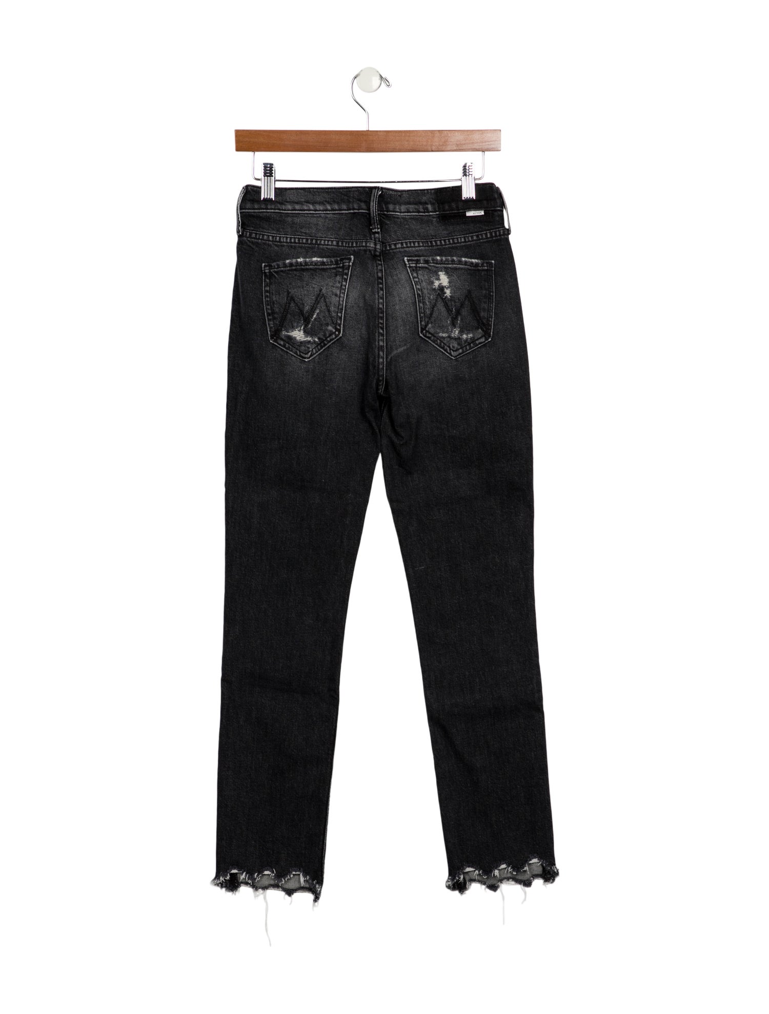 Mother Mid-Rise Straight Leg Jeans