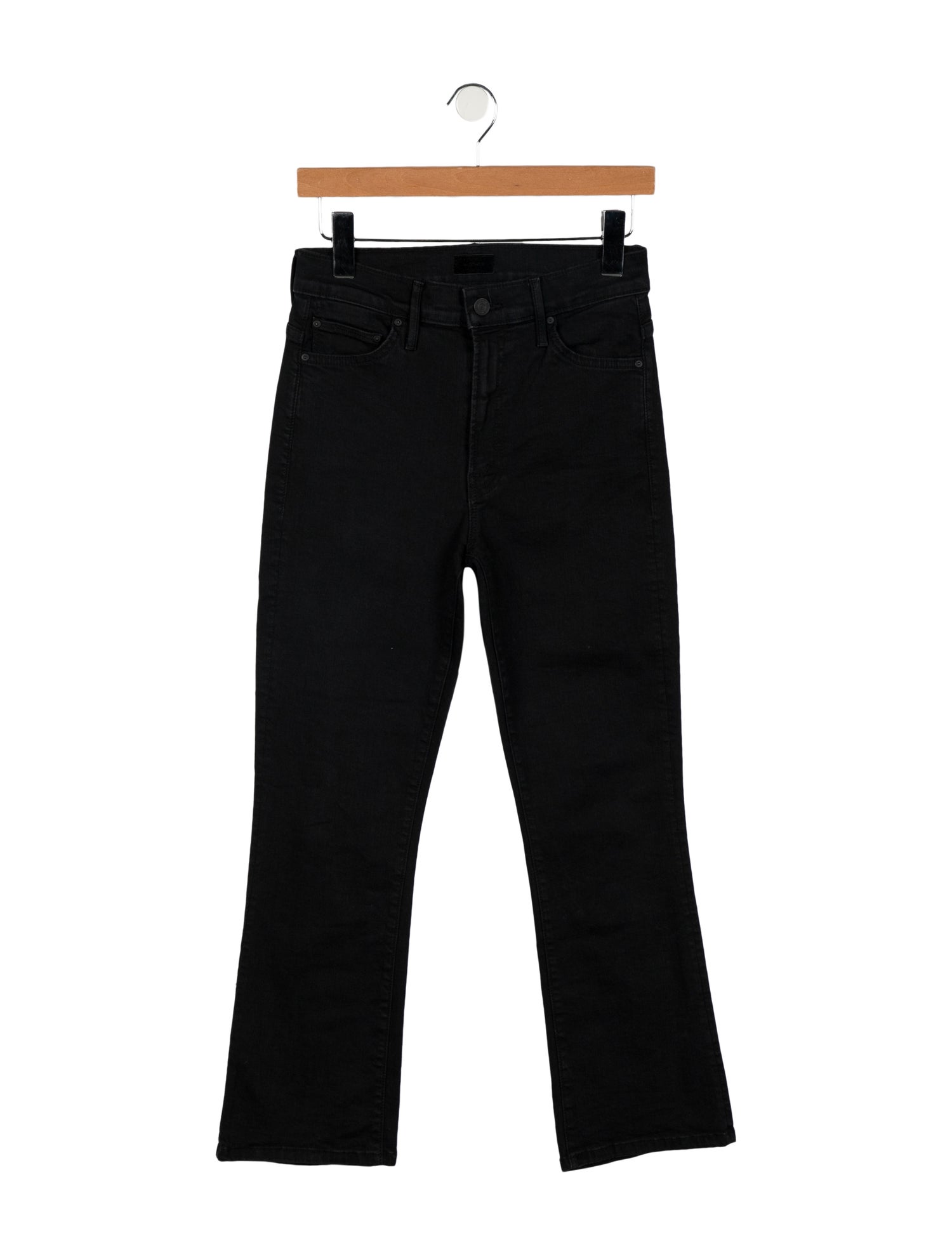 Mother Mid-Rise Straight Leg Jeans