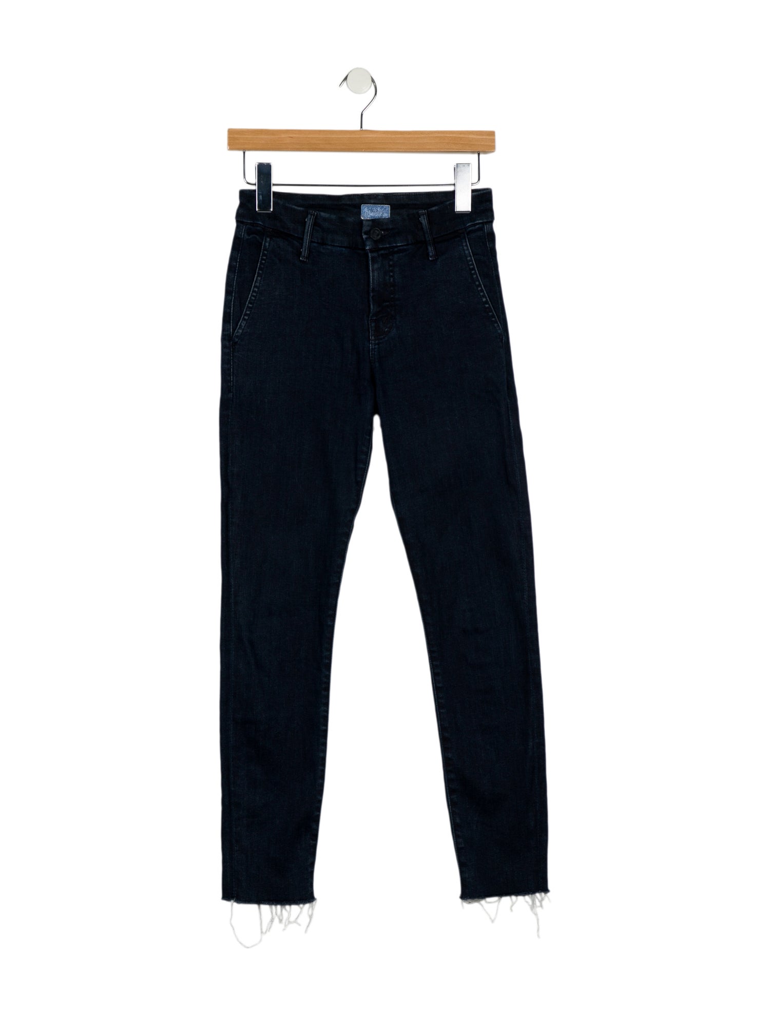 Mother Mid-Rise Skinny Leg Jeans