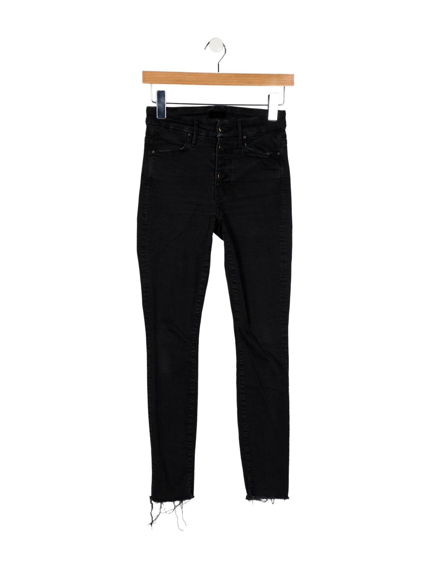 Mother Mid-Rise Skinny Leg Jeans
