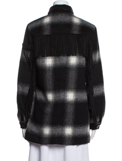 Mother Plaid Print Coat