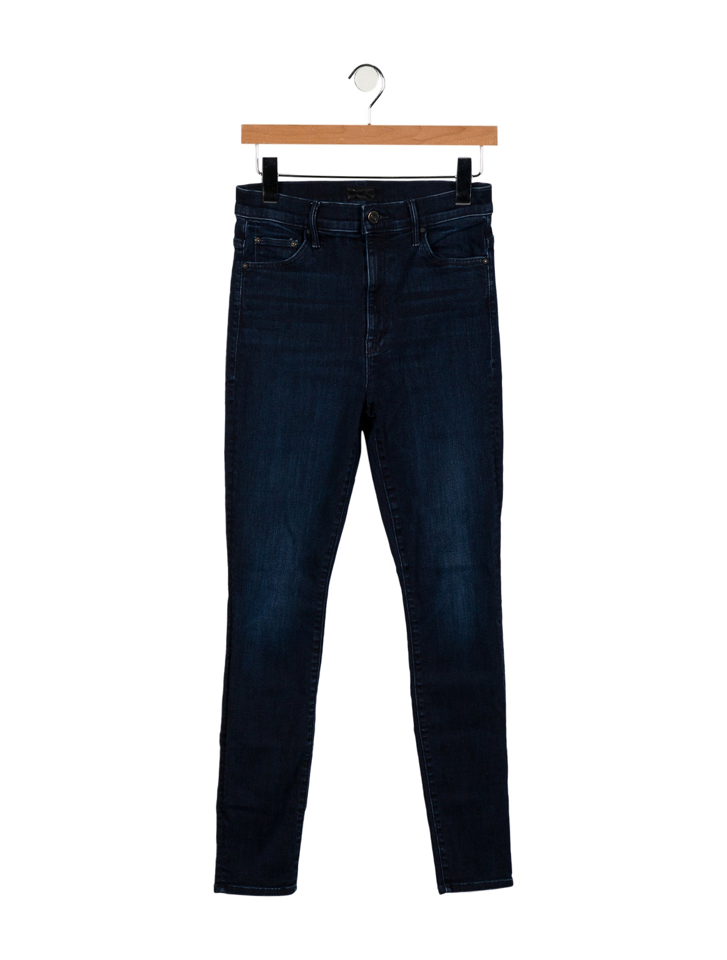 Mother Mid-Rise Skinny Leg Jeans