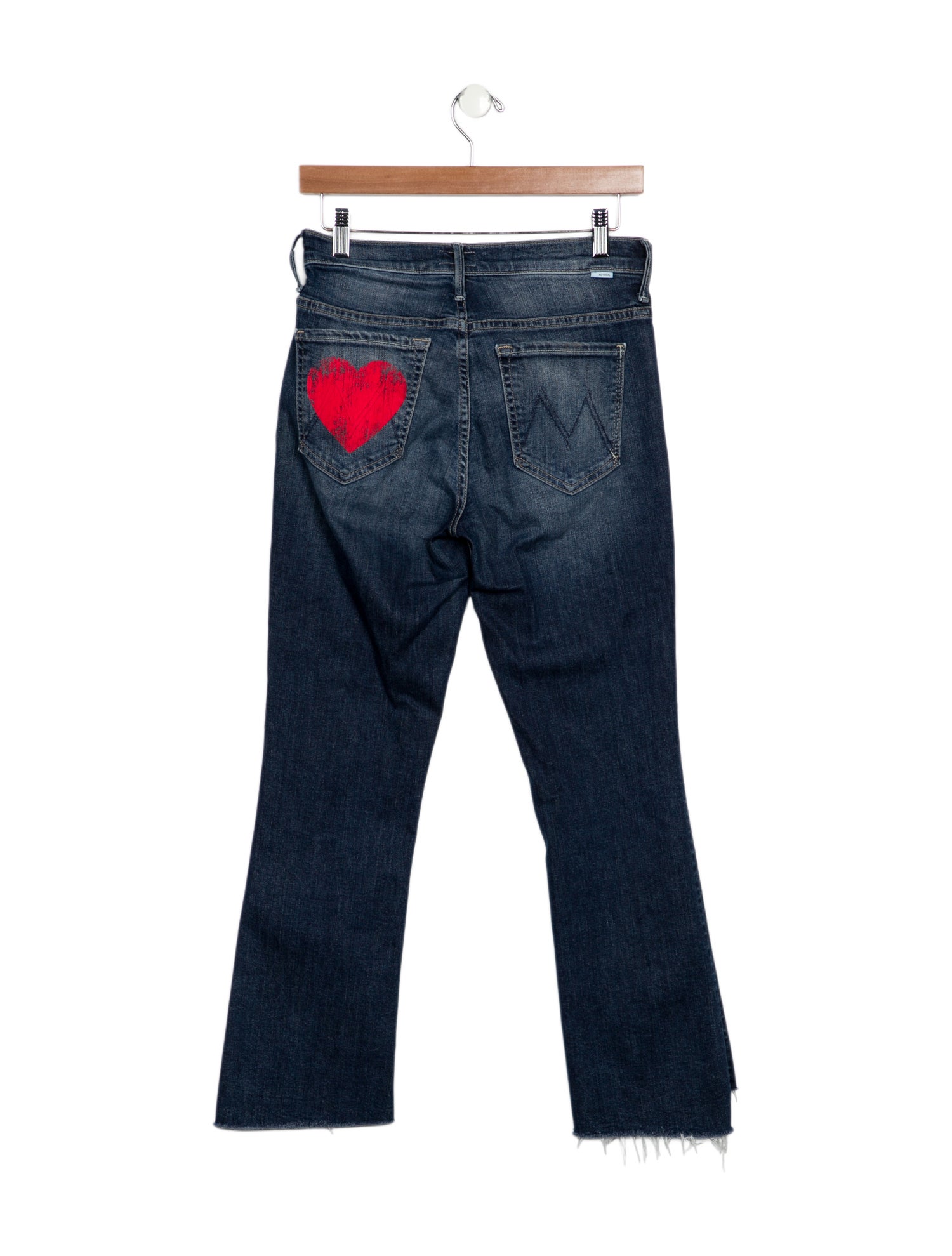 Mother Mid-Rise Straight Leg Jeans