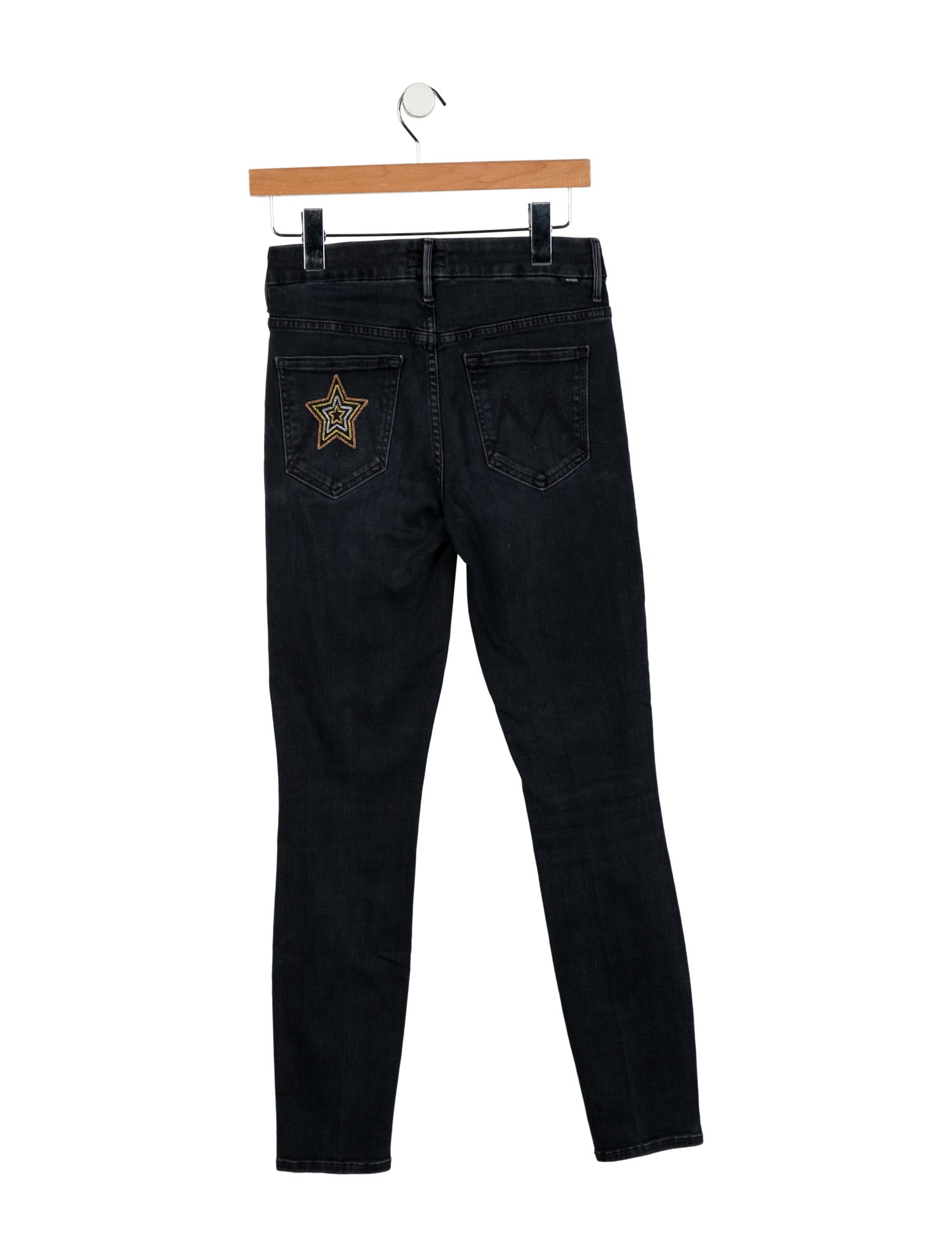Mother Mid-Rise Skinny Leg Jeans