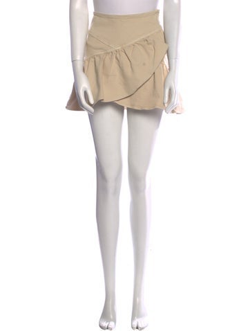 Mother Skirts Ruffle Embellishment Mini Skirt US 26 | S