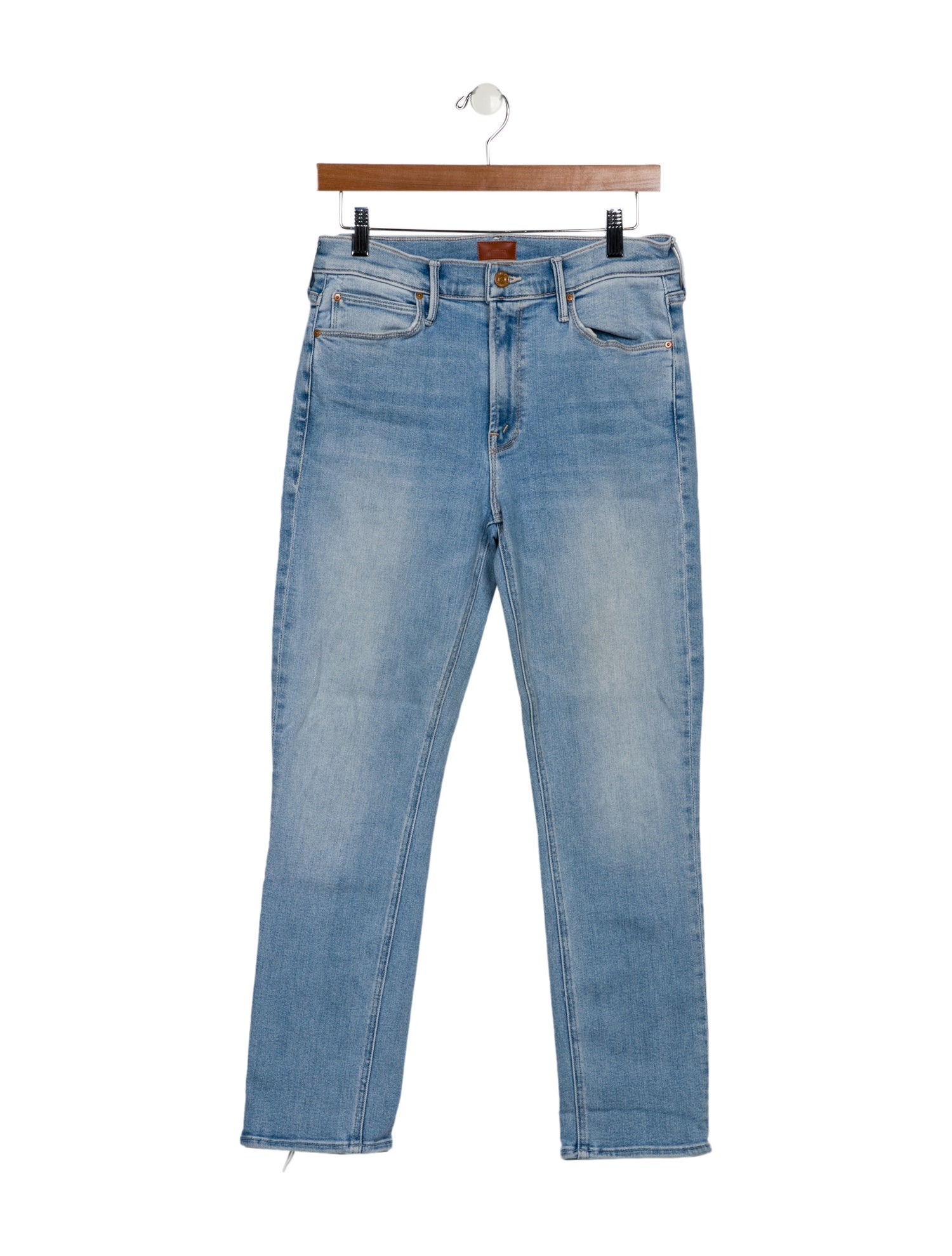 Mother High-Rise Straight Leg Jeans