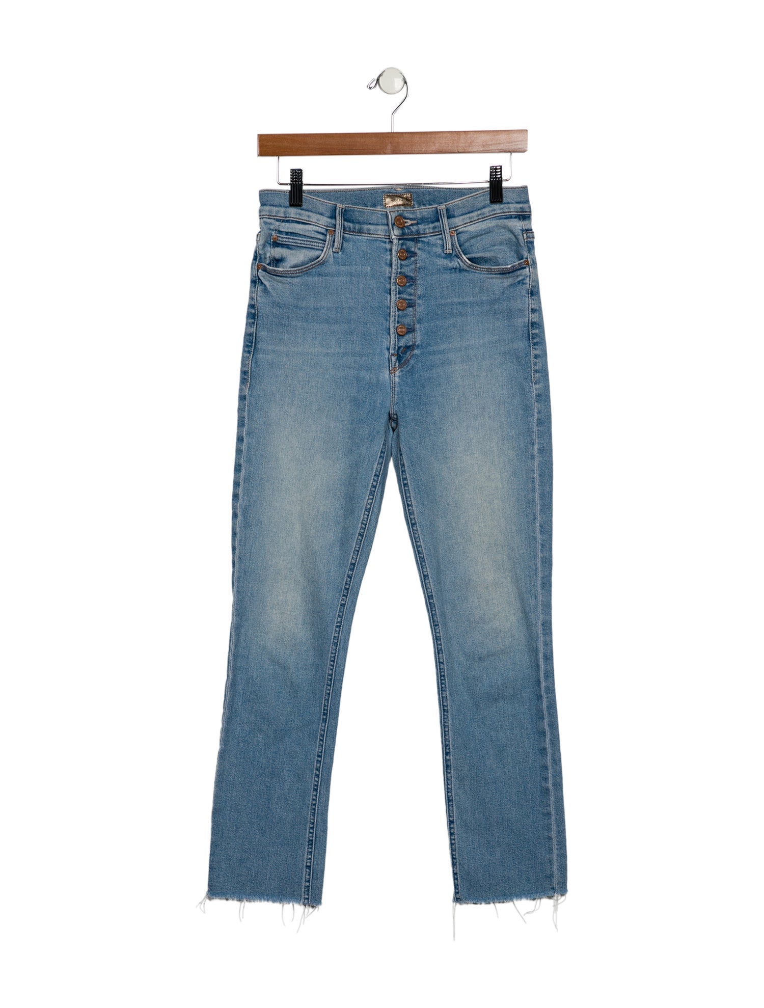 Mother High-Rise Straight Leg Jeans
