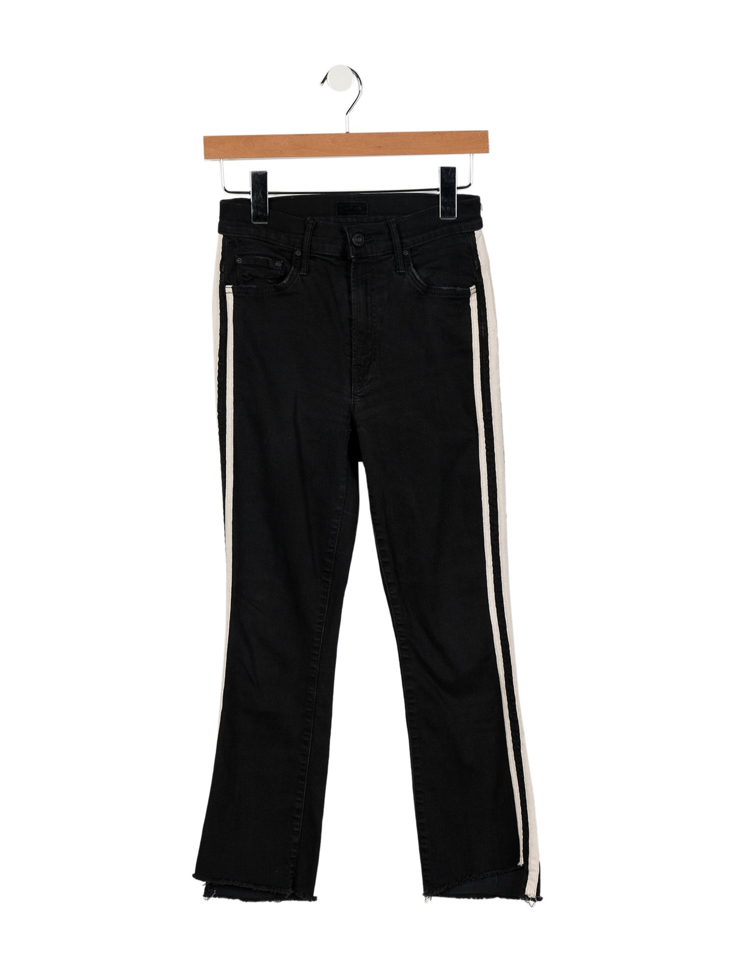 Mother Mid-Rise Straight Leg Jeans