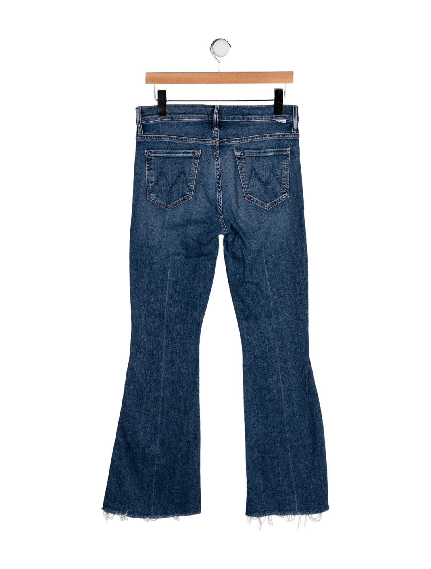 Mother Mid-Rise Wide Leg Jeans